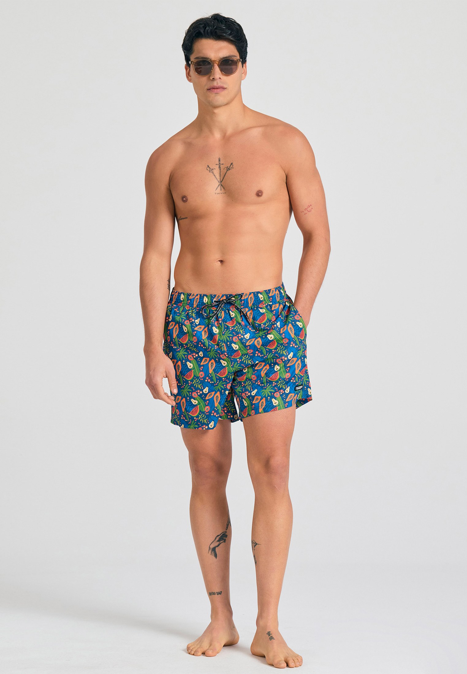 Men's Swim Shorts Funky Buddha Navy