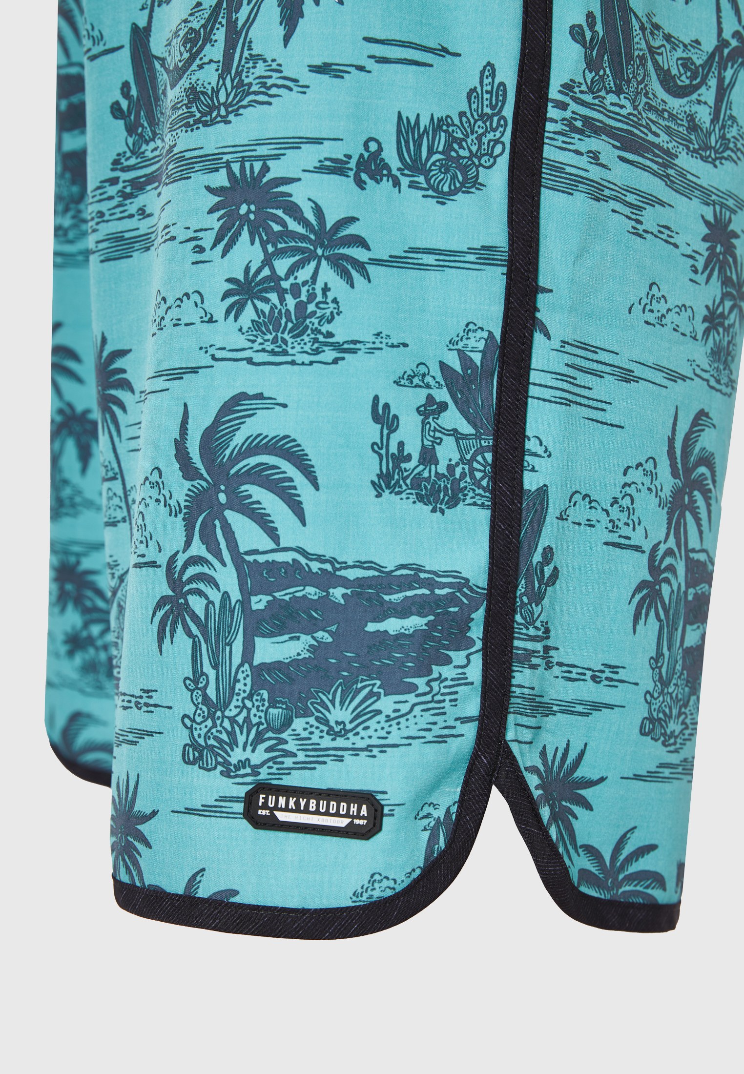 Men's Swim Shorts Funky Buddha Blue