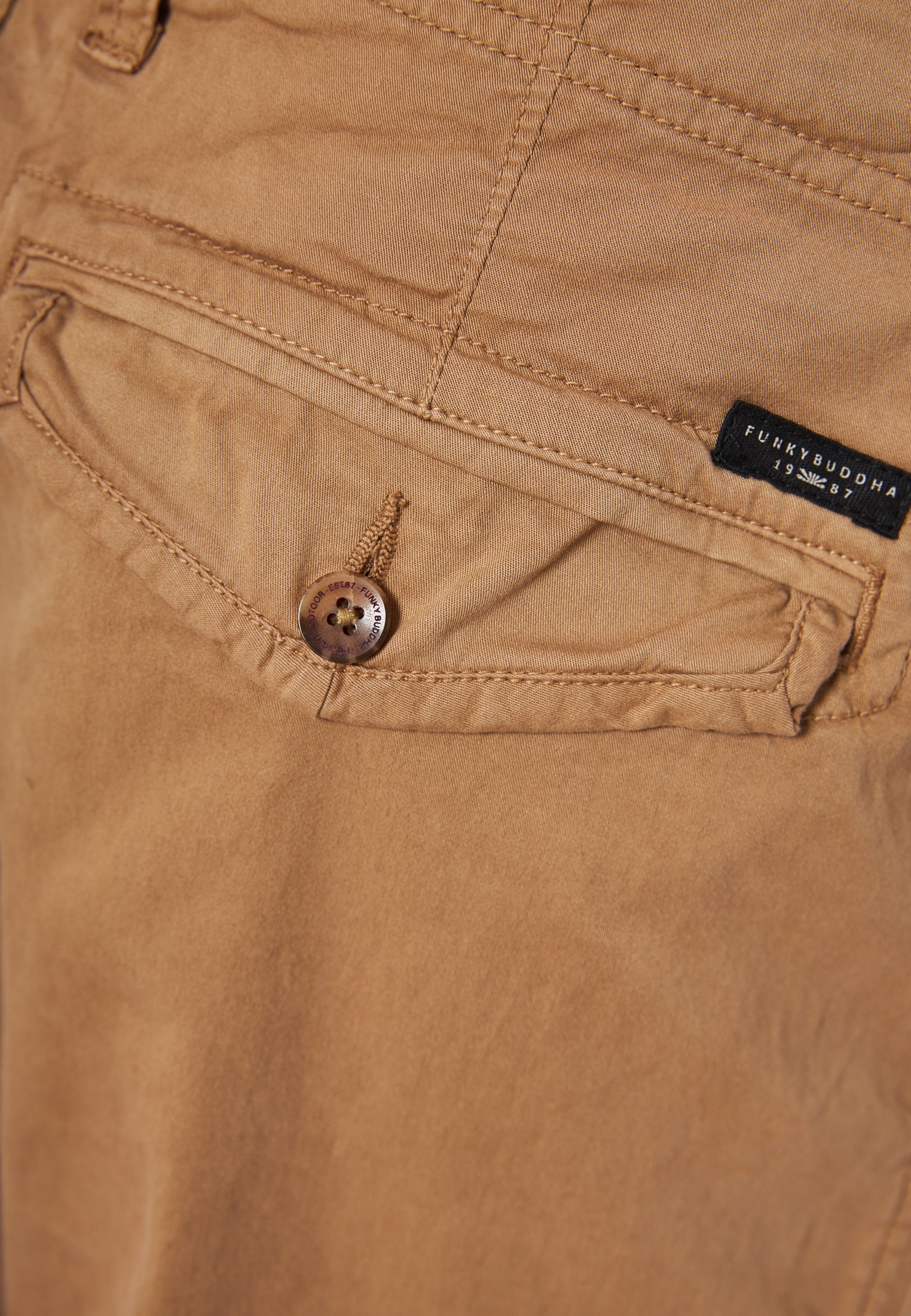 Men's Trousers Funky Buddha Beige