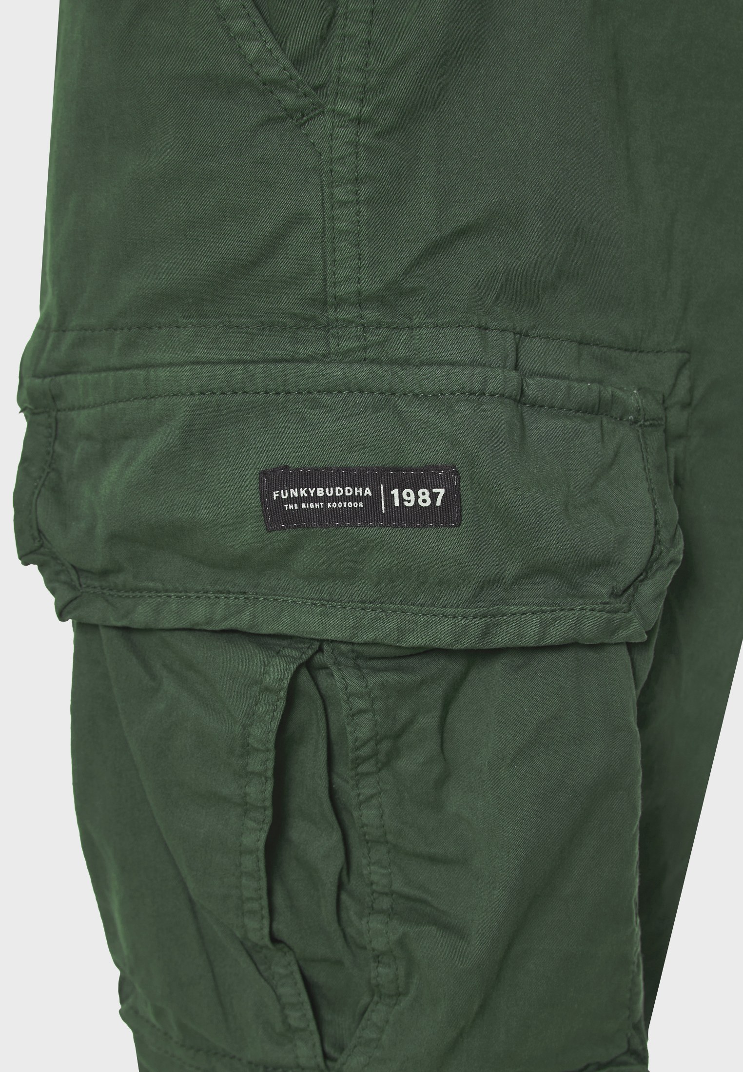 Men's Trousers Funky Buddha Green