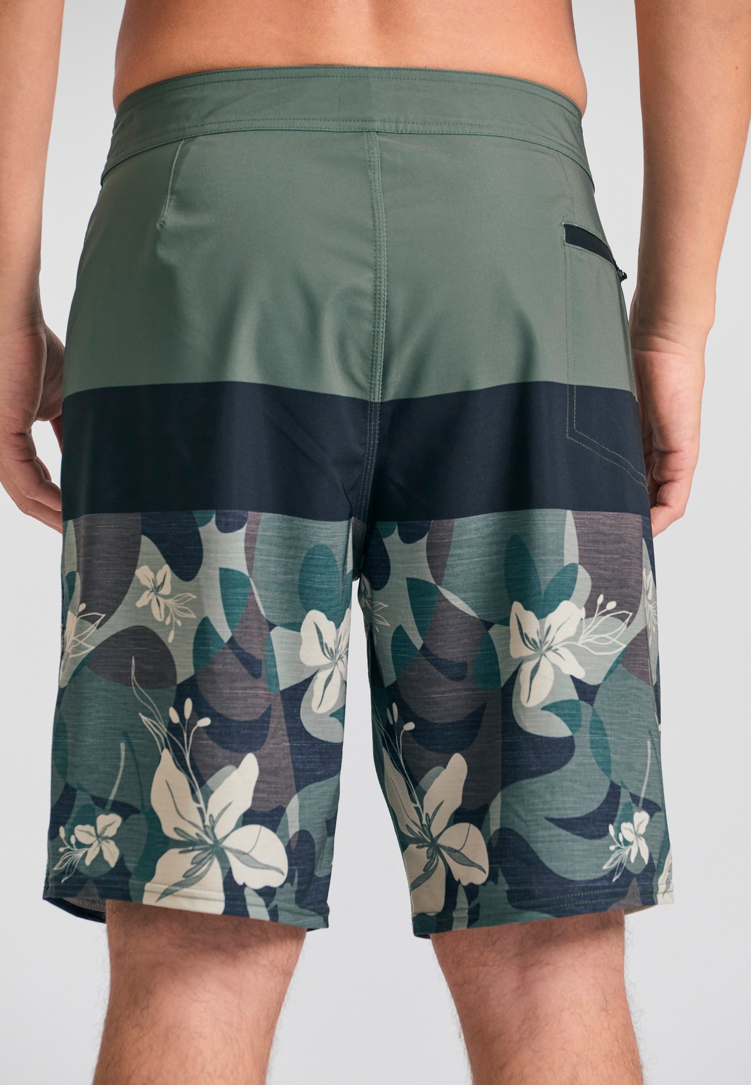 Men's Swim Shorts Funky Buddha Khaki