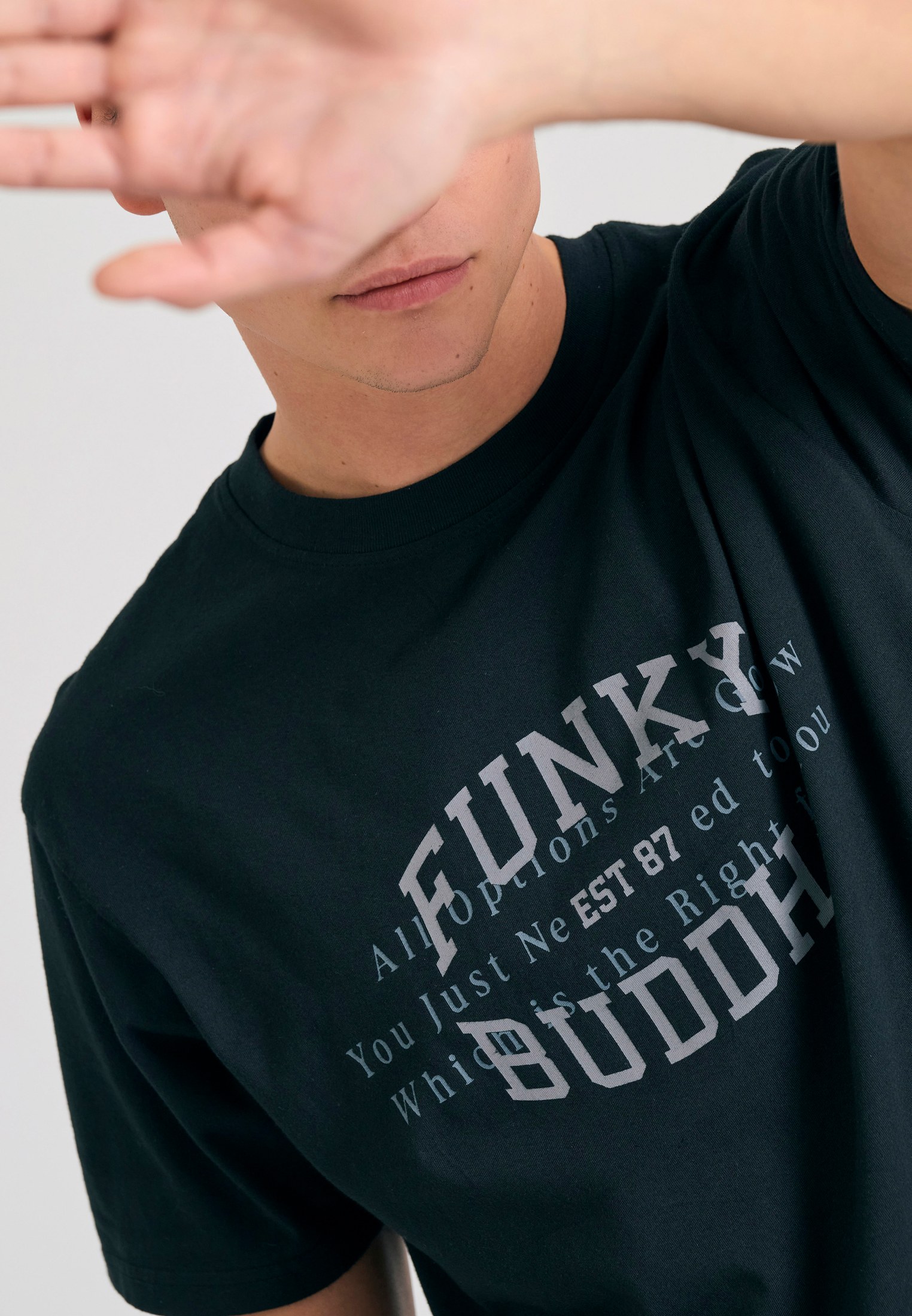 Men's Shirts Funky Buddha Black