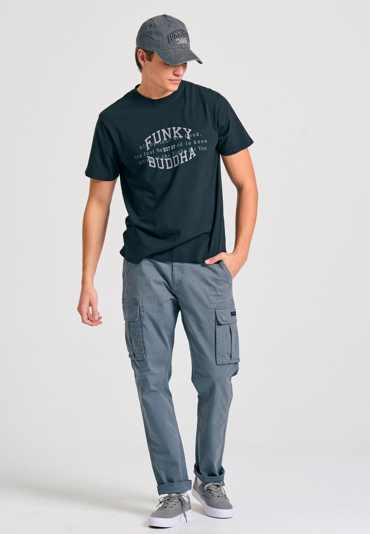 Men's Shirts Funky Buddha Black