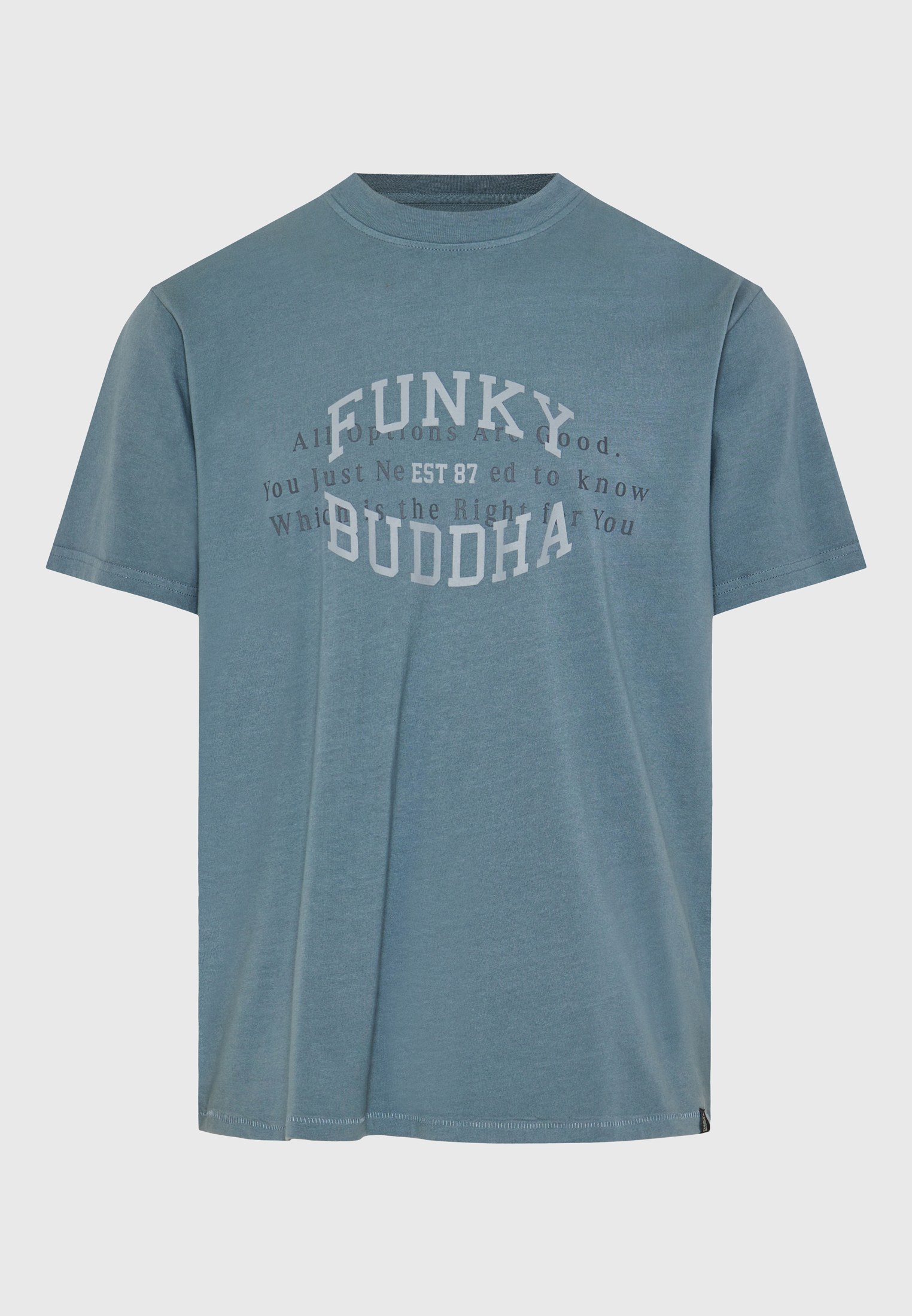Men's T-Shirts Funky Buddha Gray