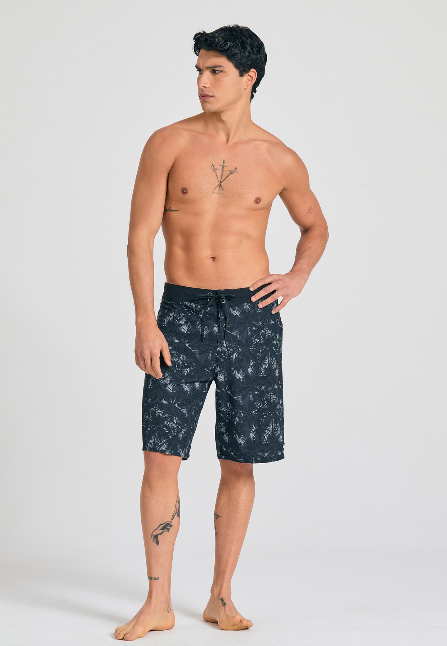Men's Swim Shorts Funky Buddha Black