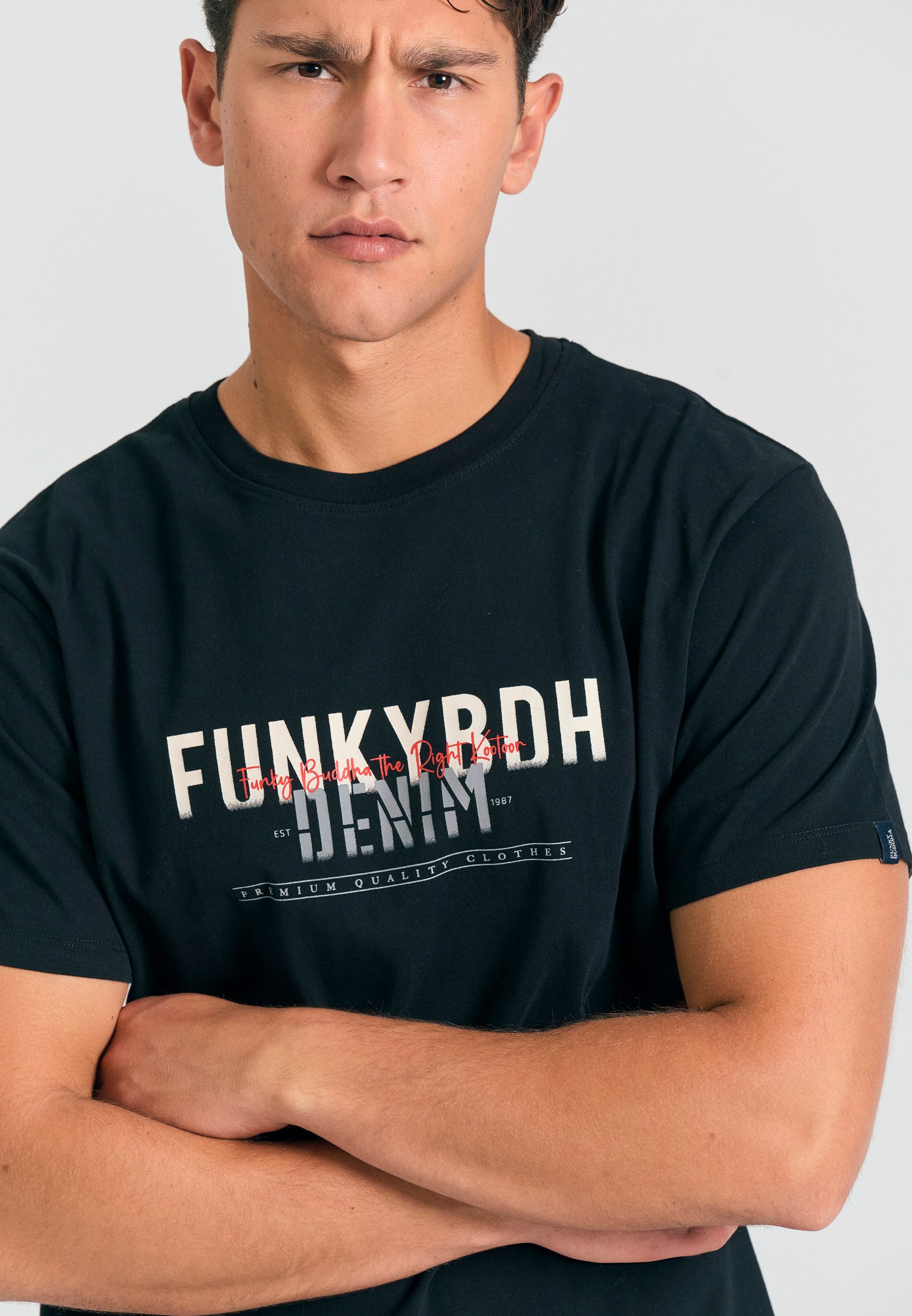 Men's T-Shirts Funky Buddha Black