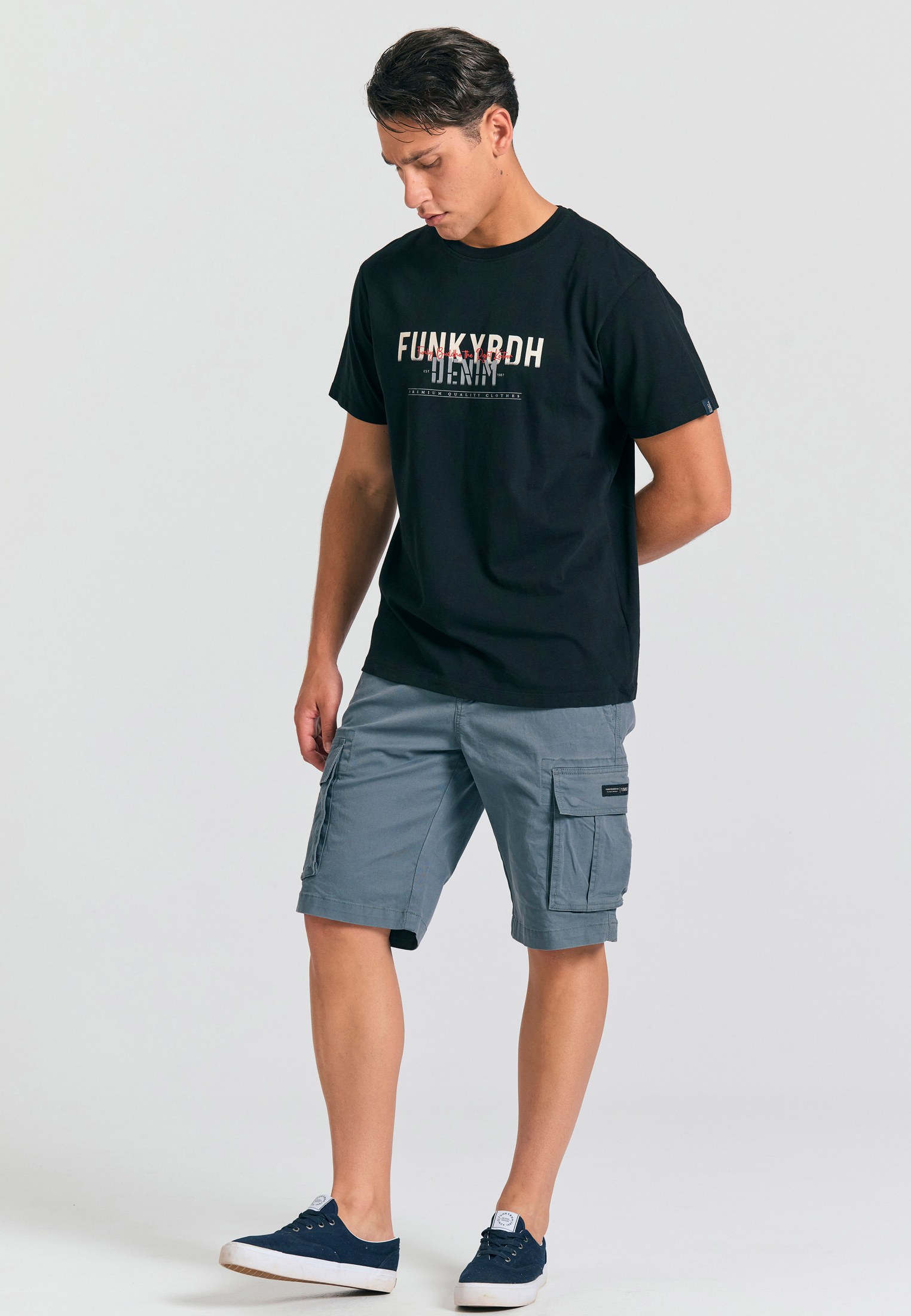 Men's T-Shirts Funky Buddha Black