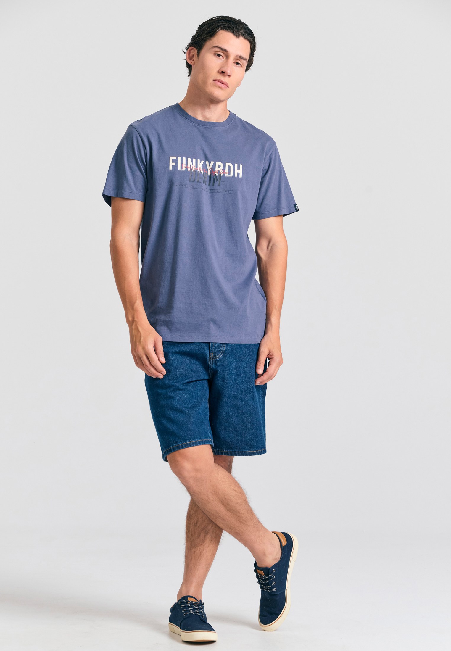 Men's Shirts Funky Buddha Blue