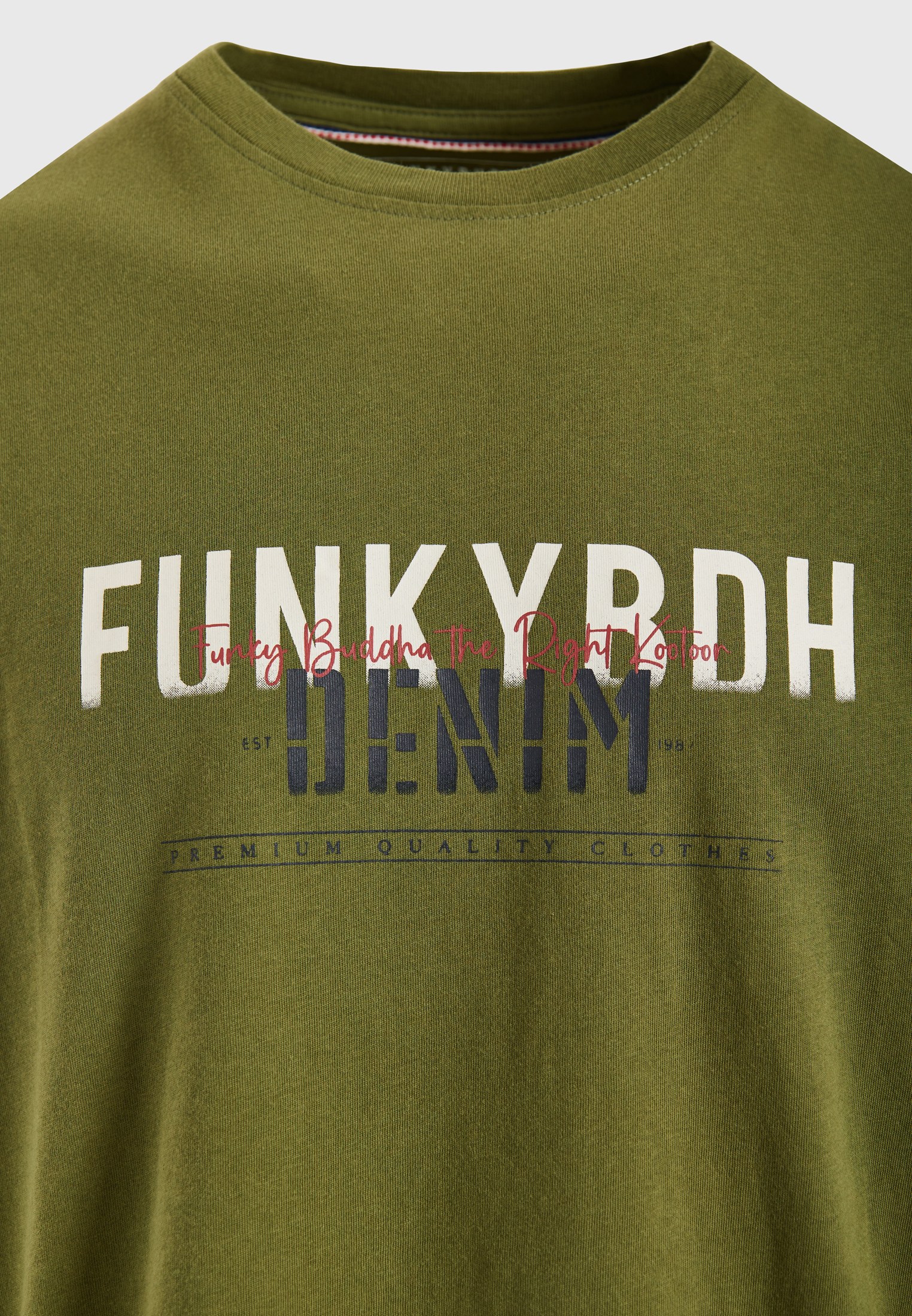 Men's Shirts Funky Buddha Khaki