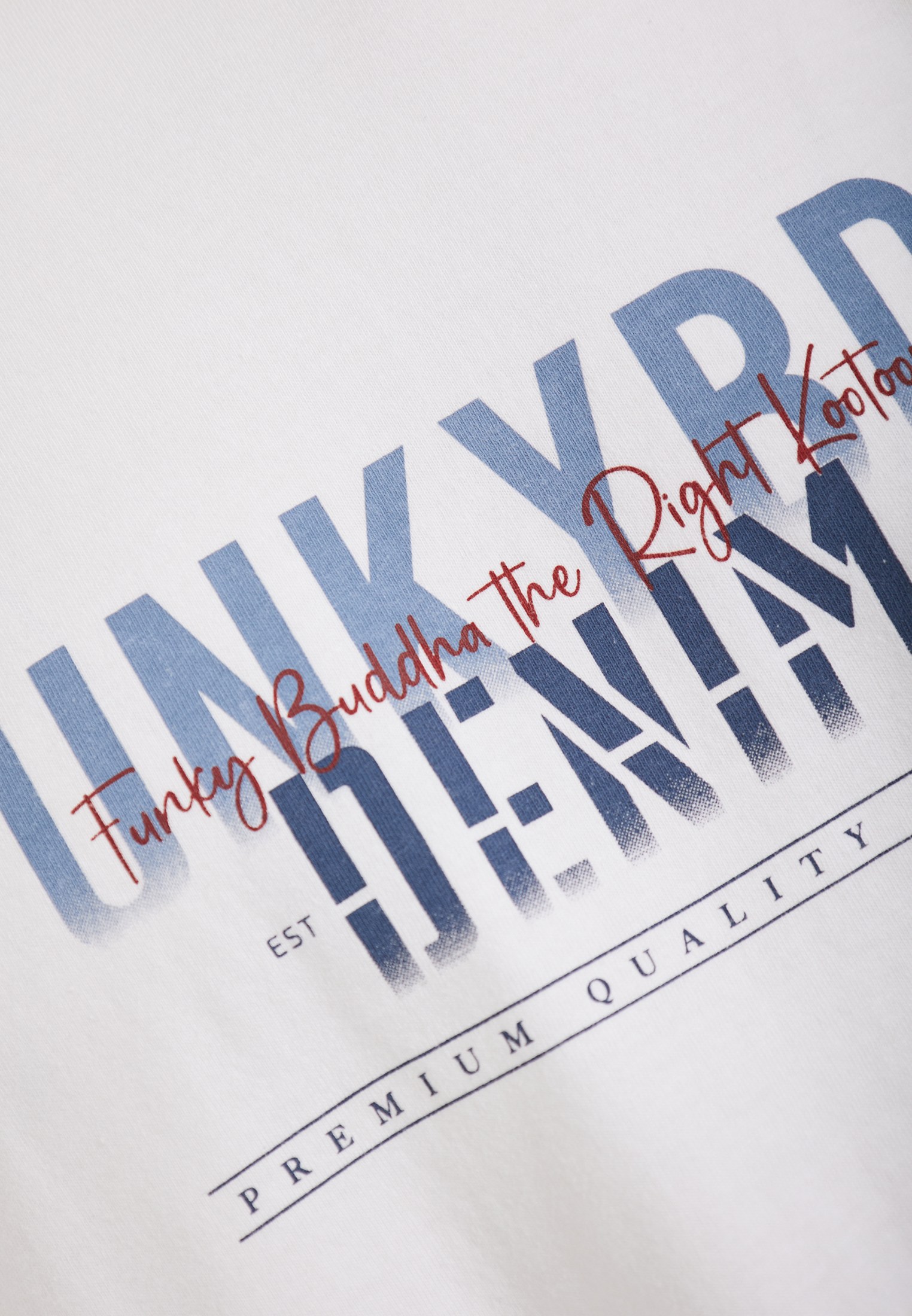 Men's T-Shirts Funky Buddha White