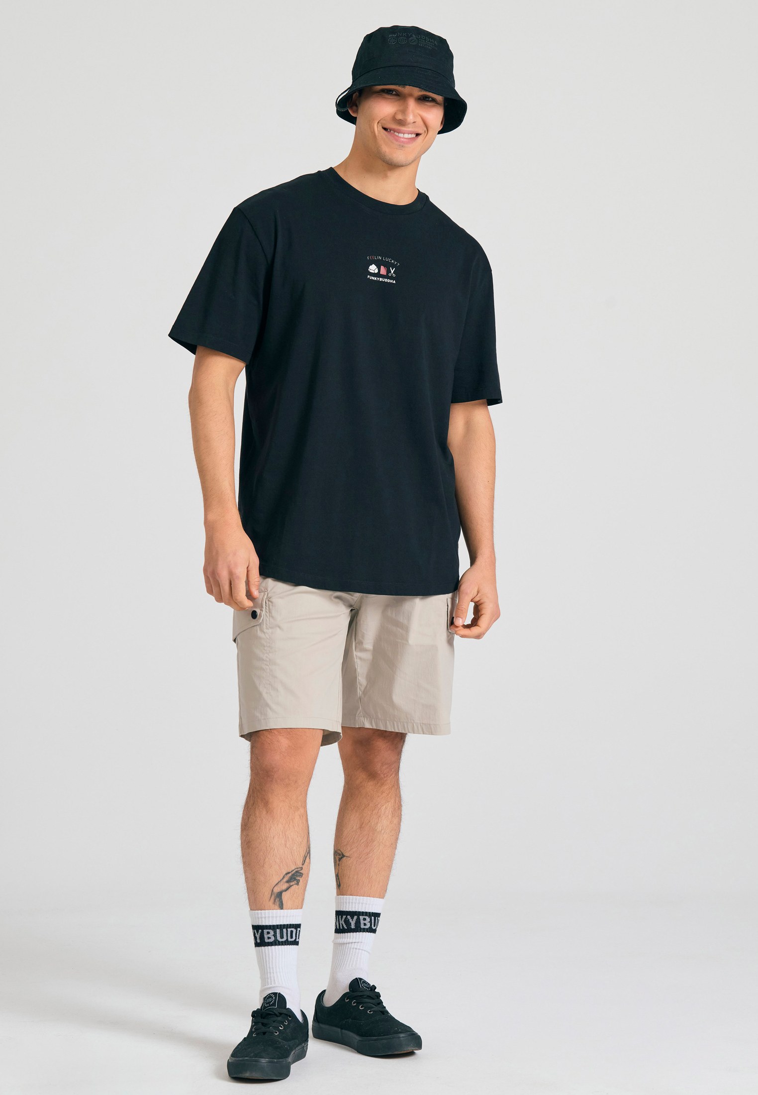 Men's Shorts Funky Buddha Beige