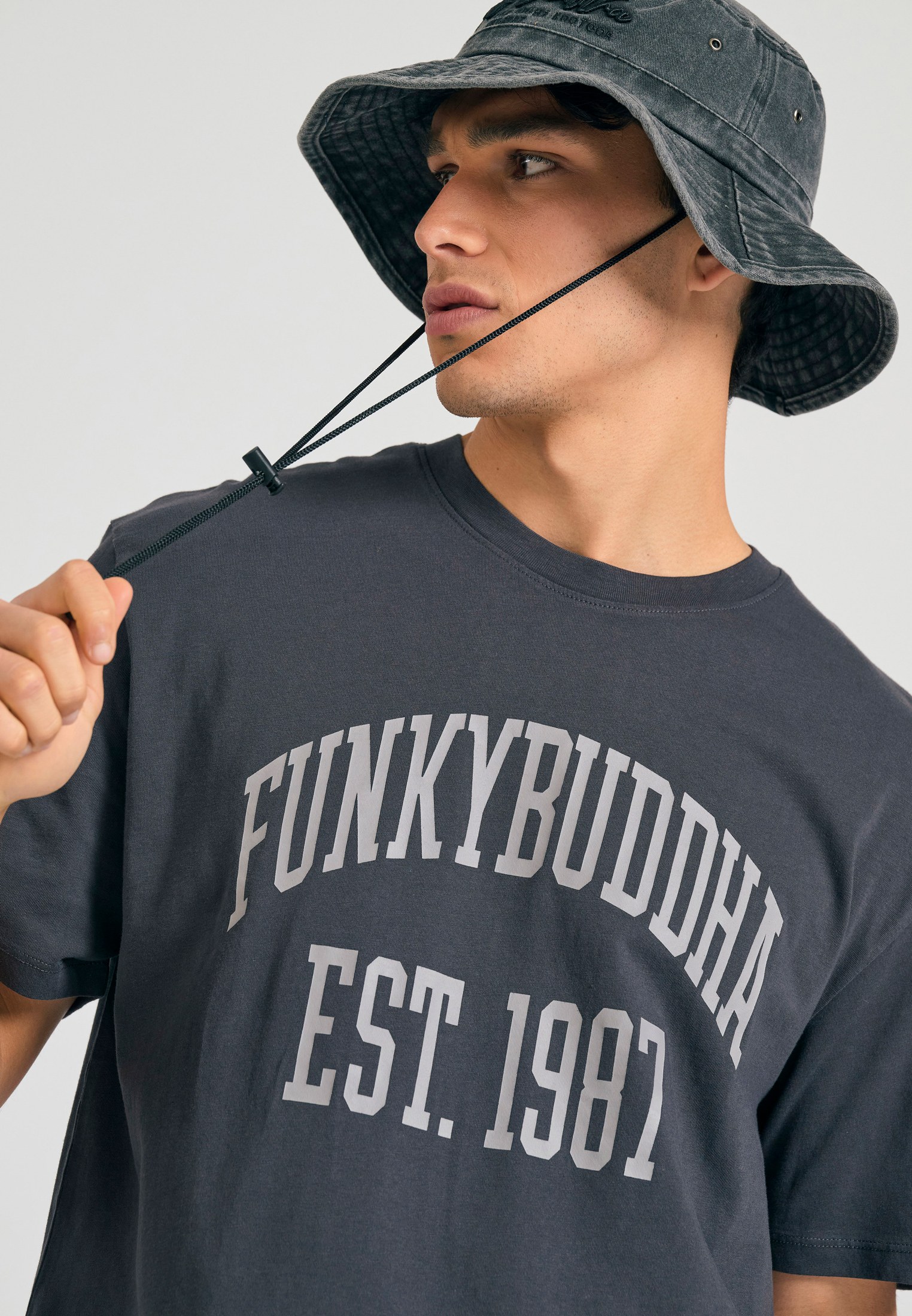 Men's Shirts Funky Buddha Gray