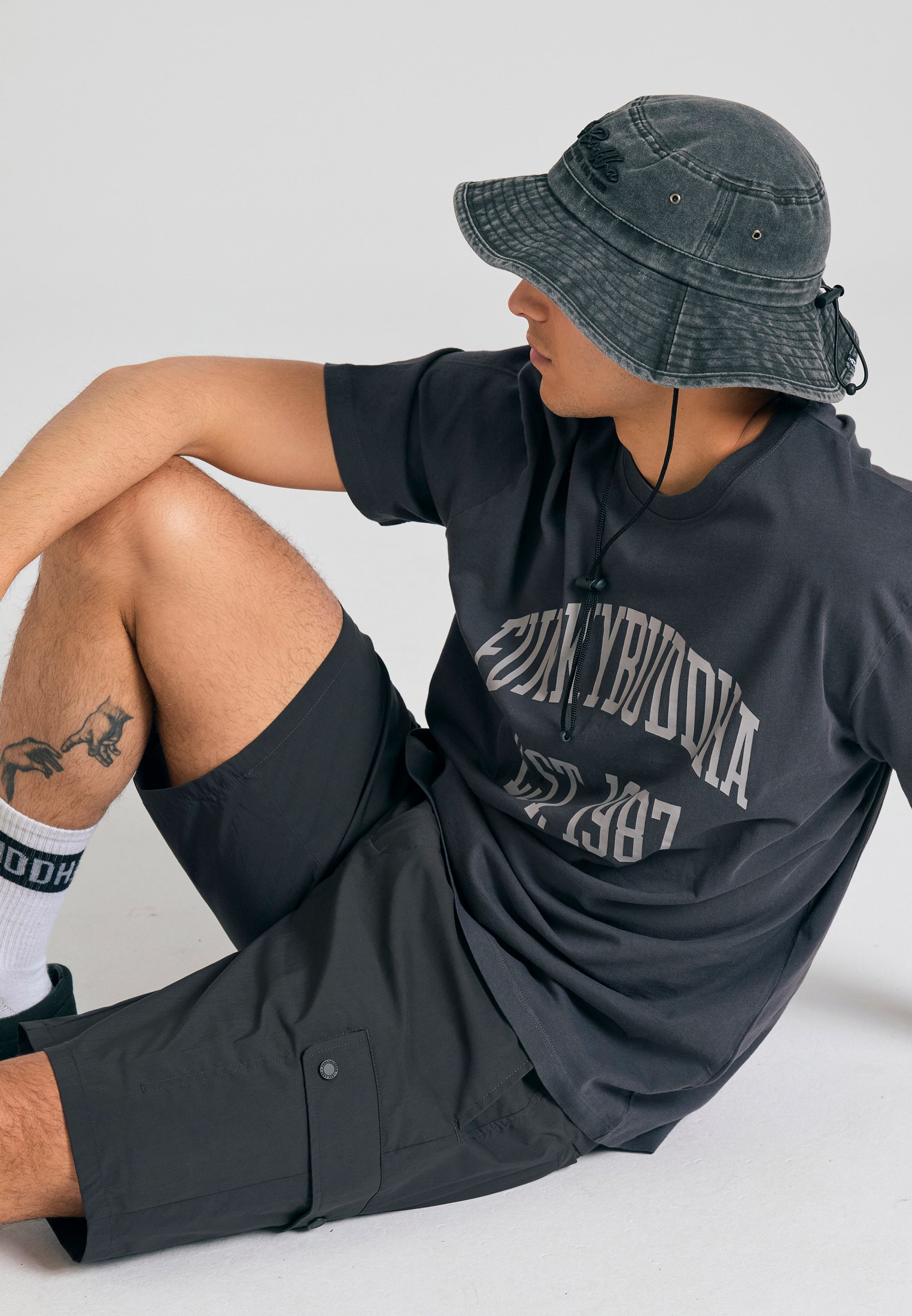 Men's Shirts Funky Buddha Gray