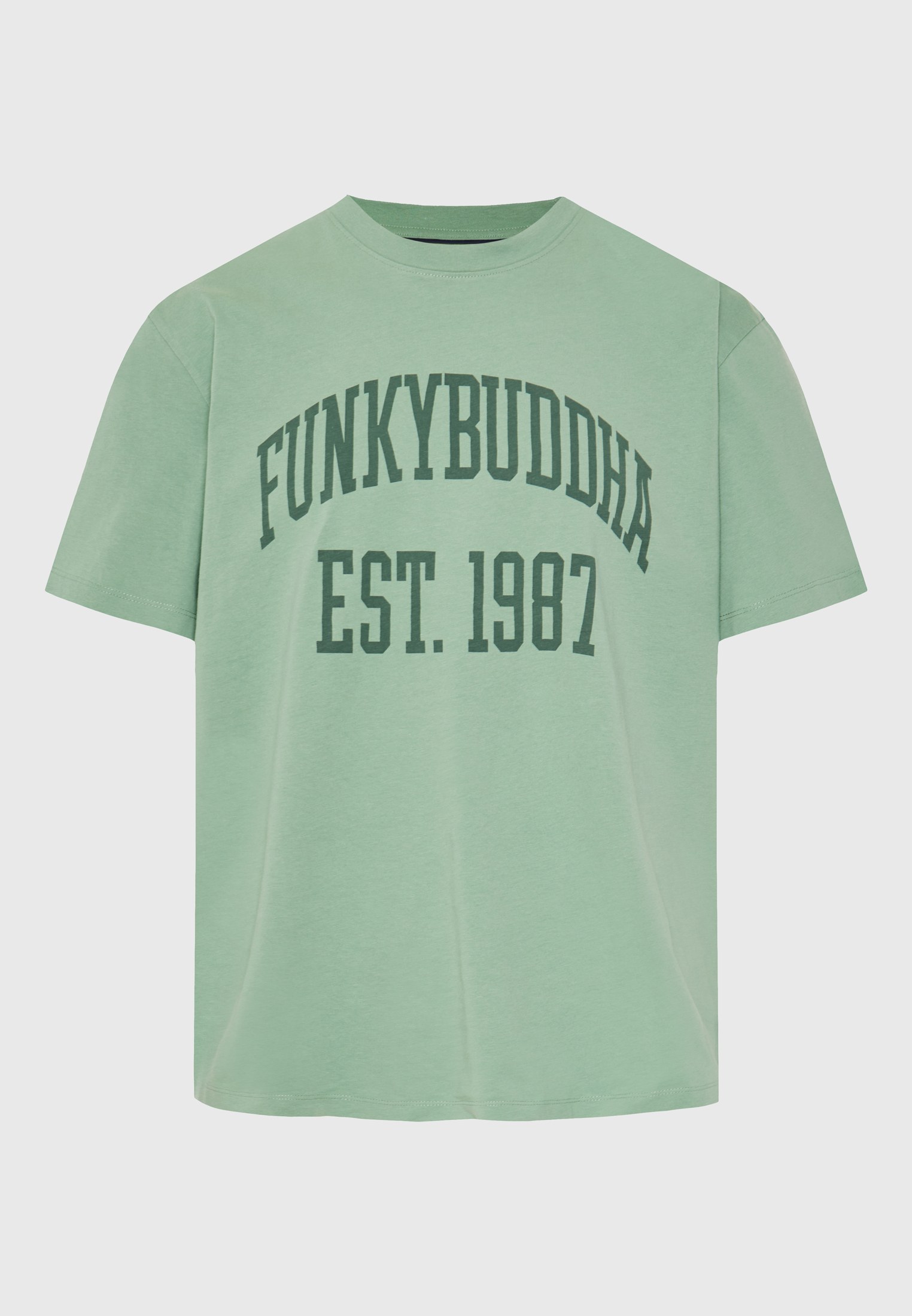 Men's Shirts Funky Buddha Green