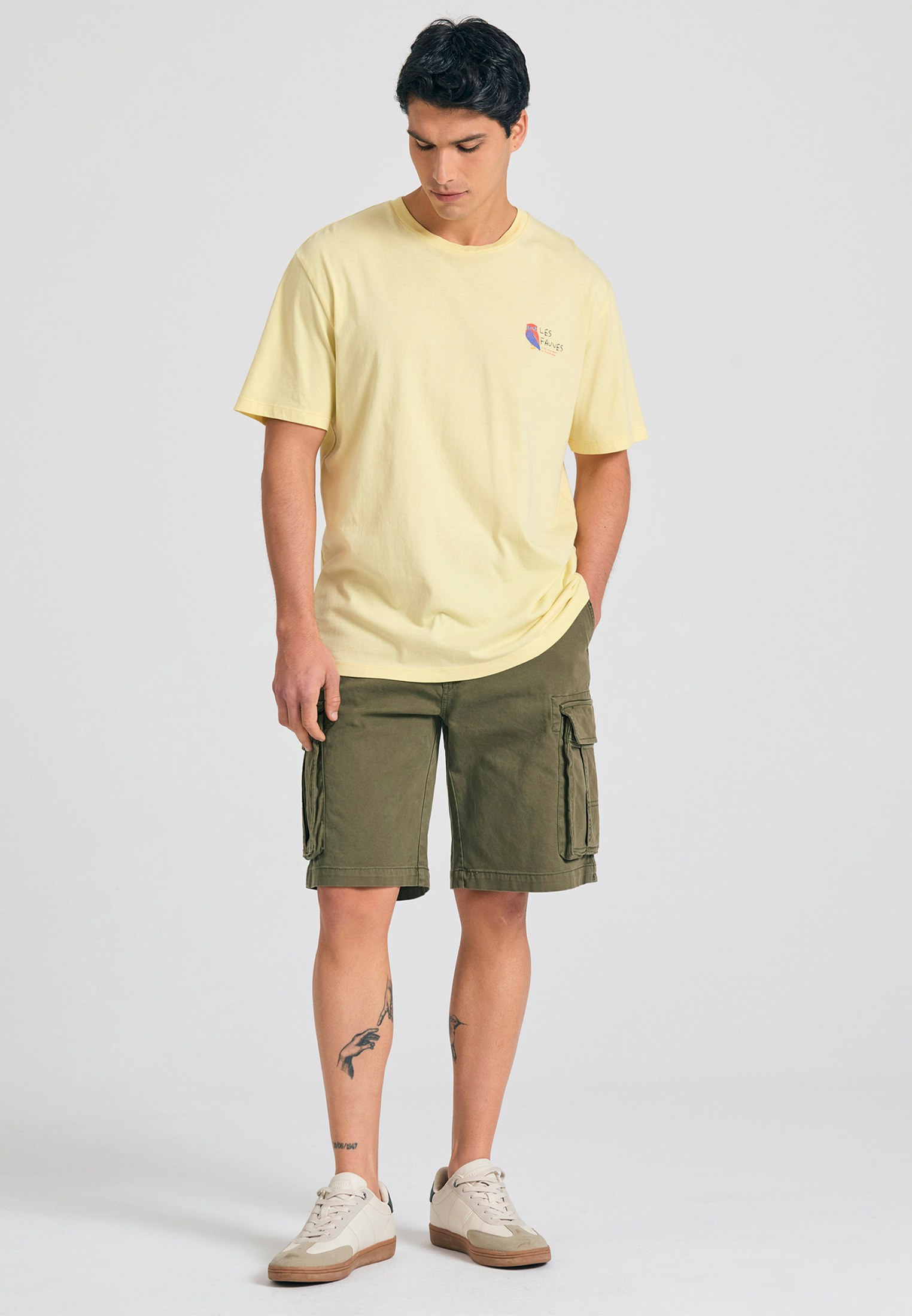 Men's Shorts Funky Buddha Khaki