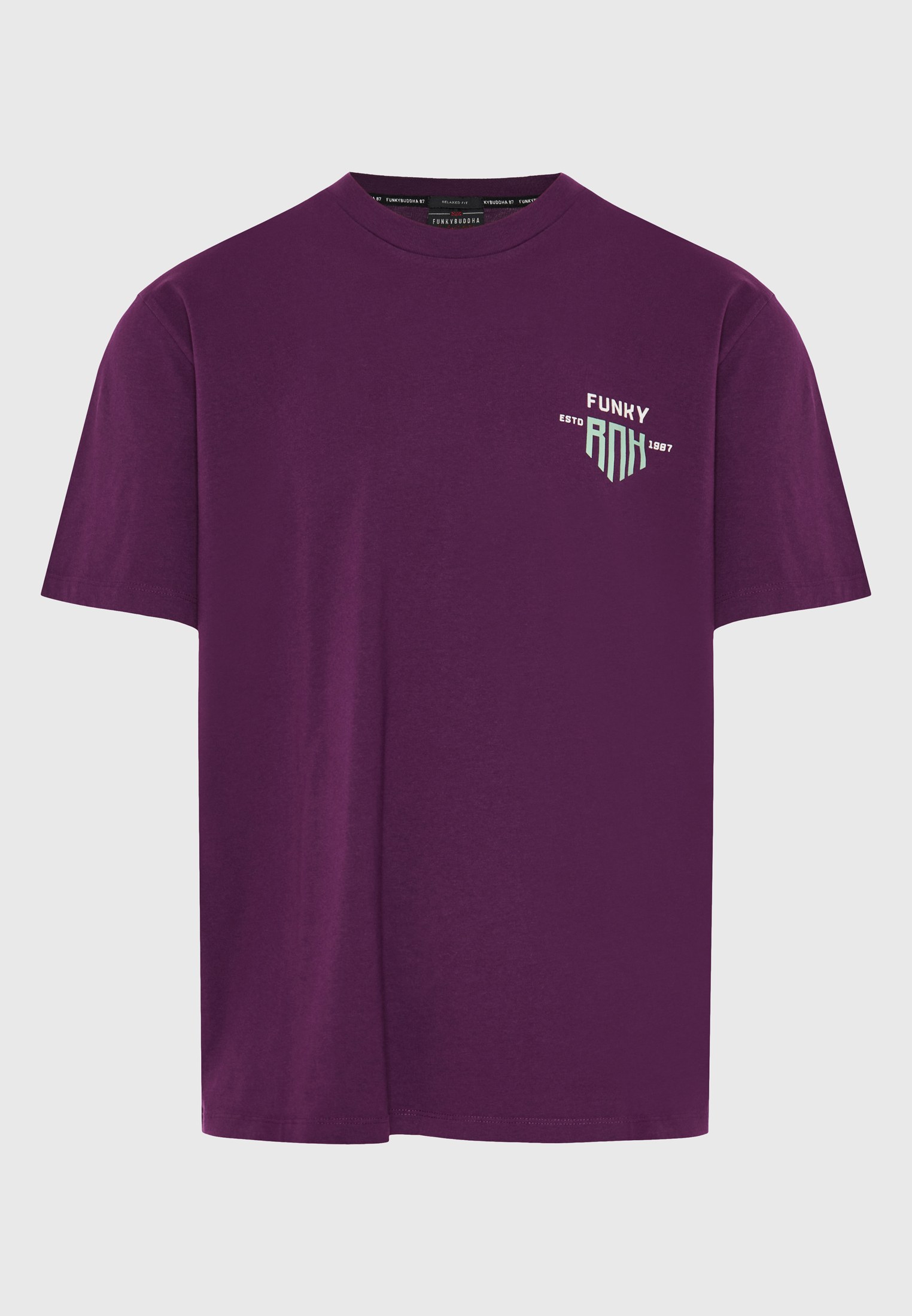Men's T-Shirts Funky Buddha Purple