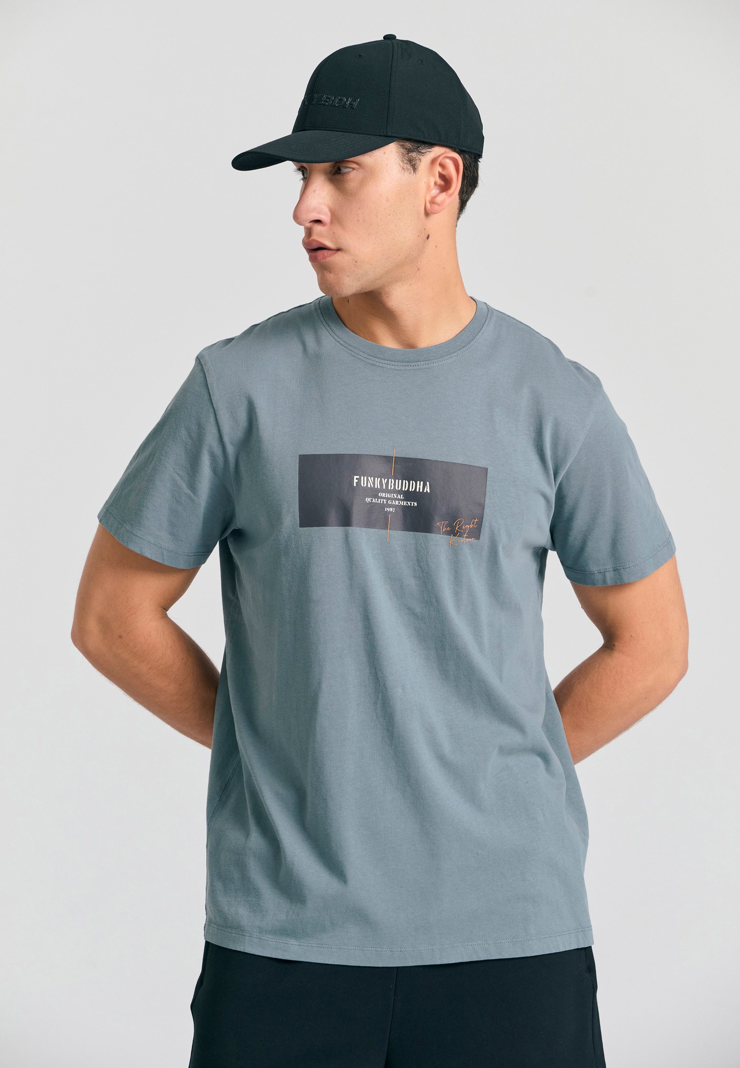 Men's Shirts Funky Buddha Gray