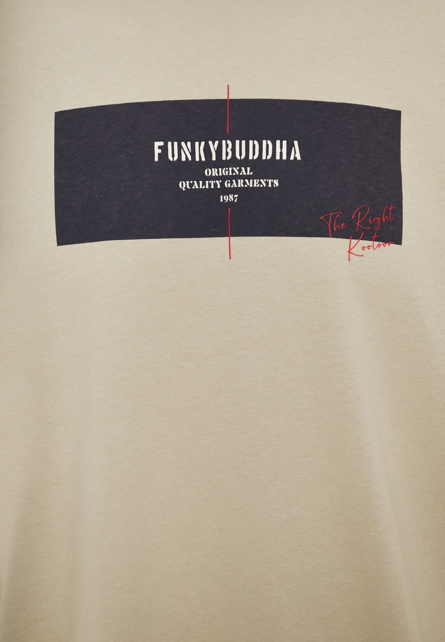 Men's T-Shirts Funky Buddha Beige