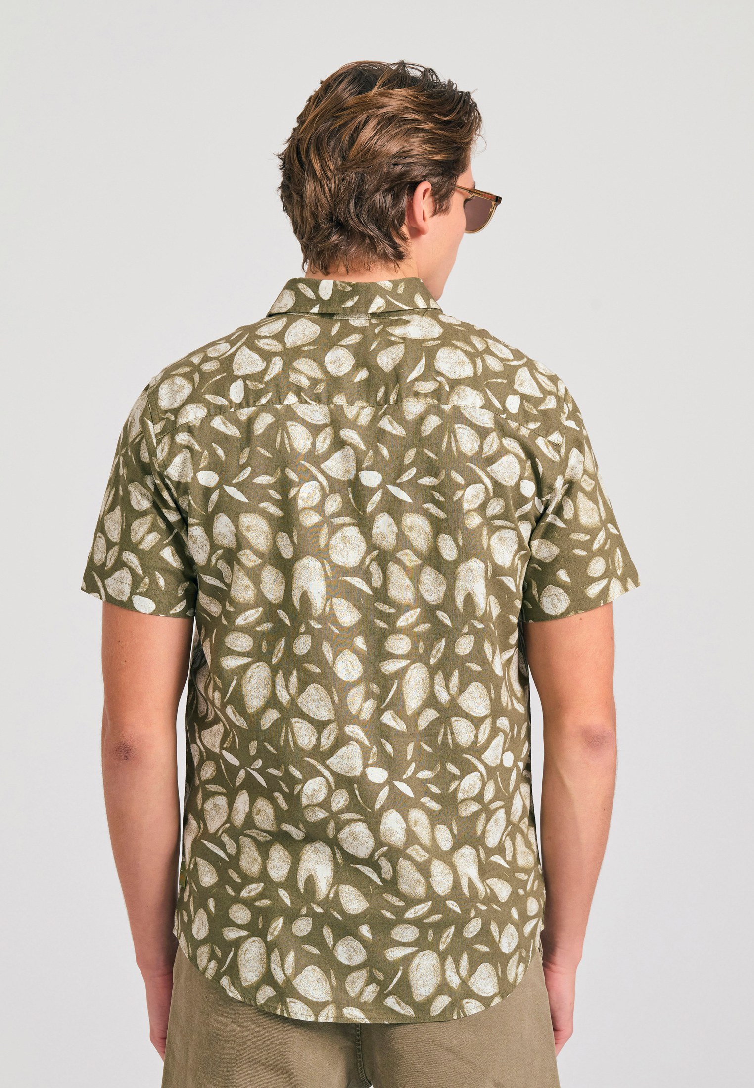 Men's Shirts Funky Buddha Olive