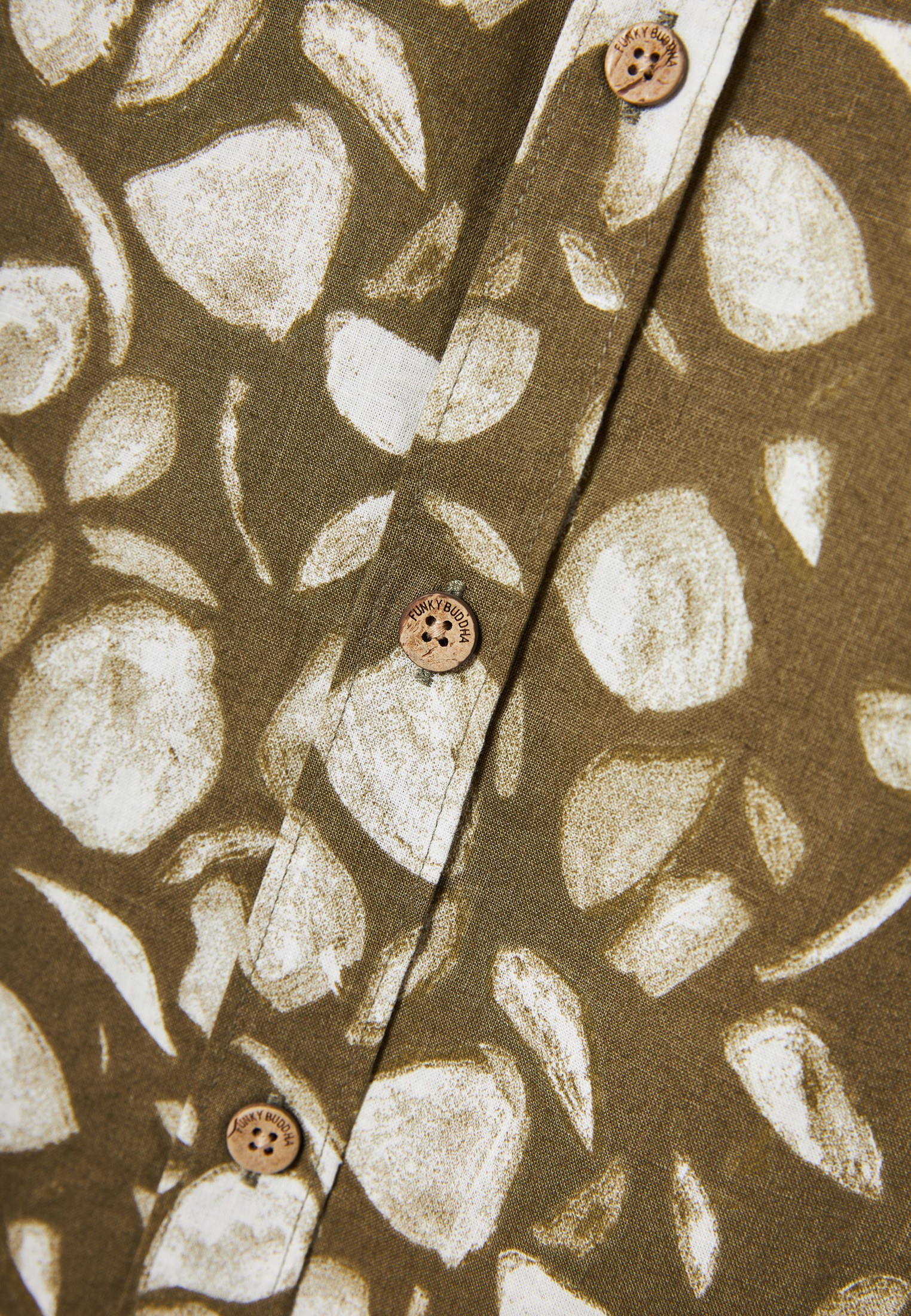 Men's Shirts Funky Buddha Olive