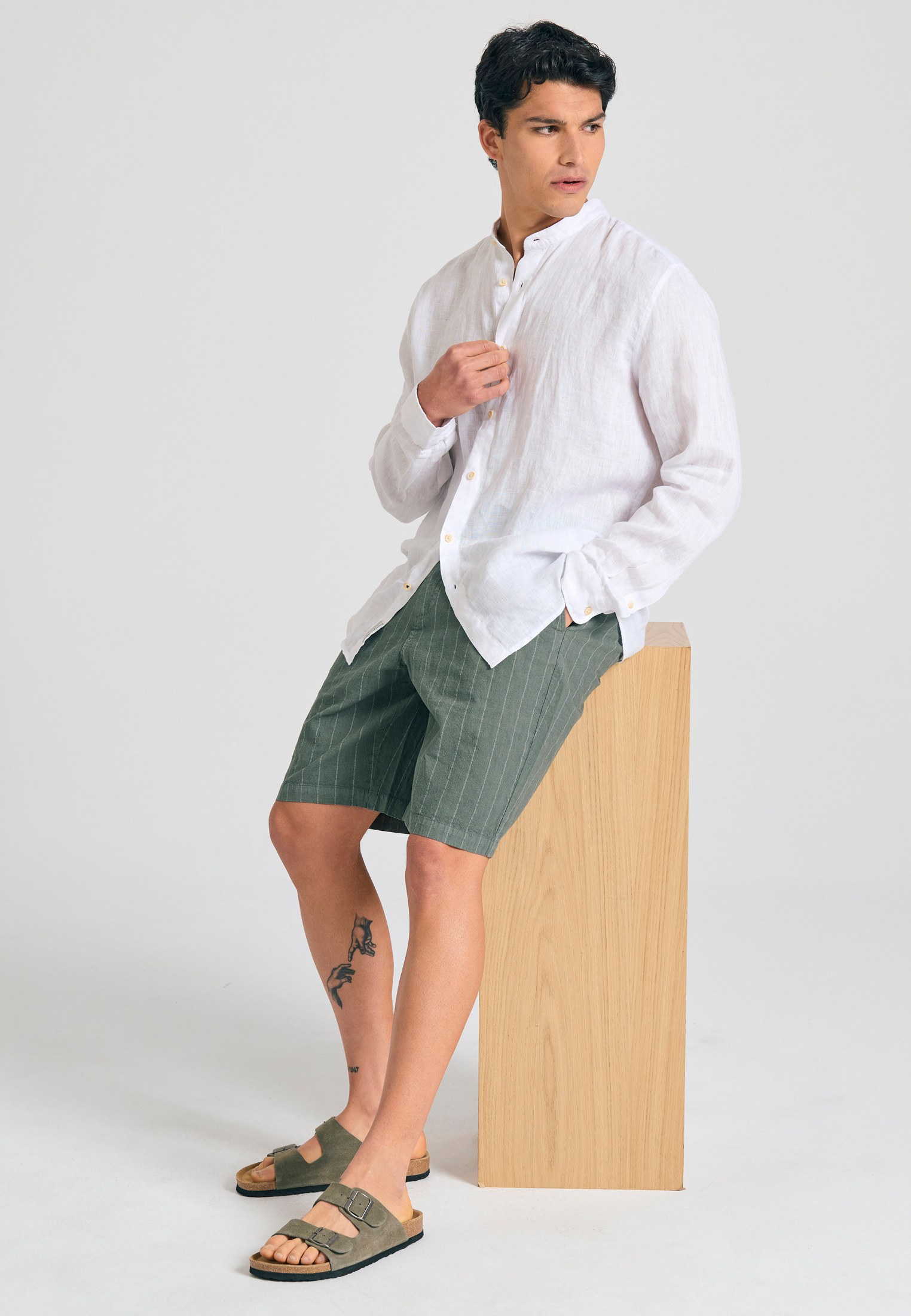 Men's Trousers Funky Buddha Khaki