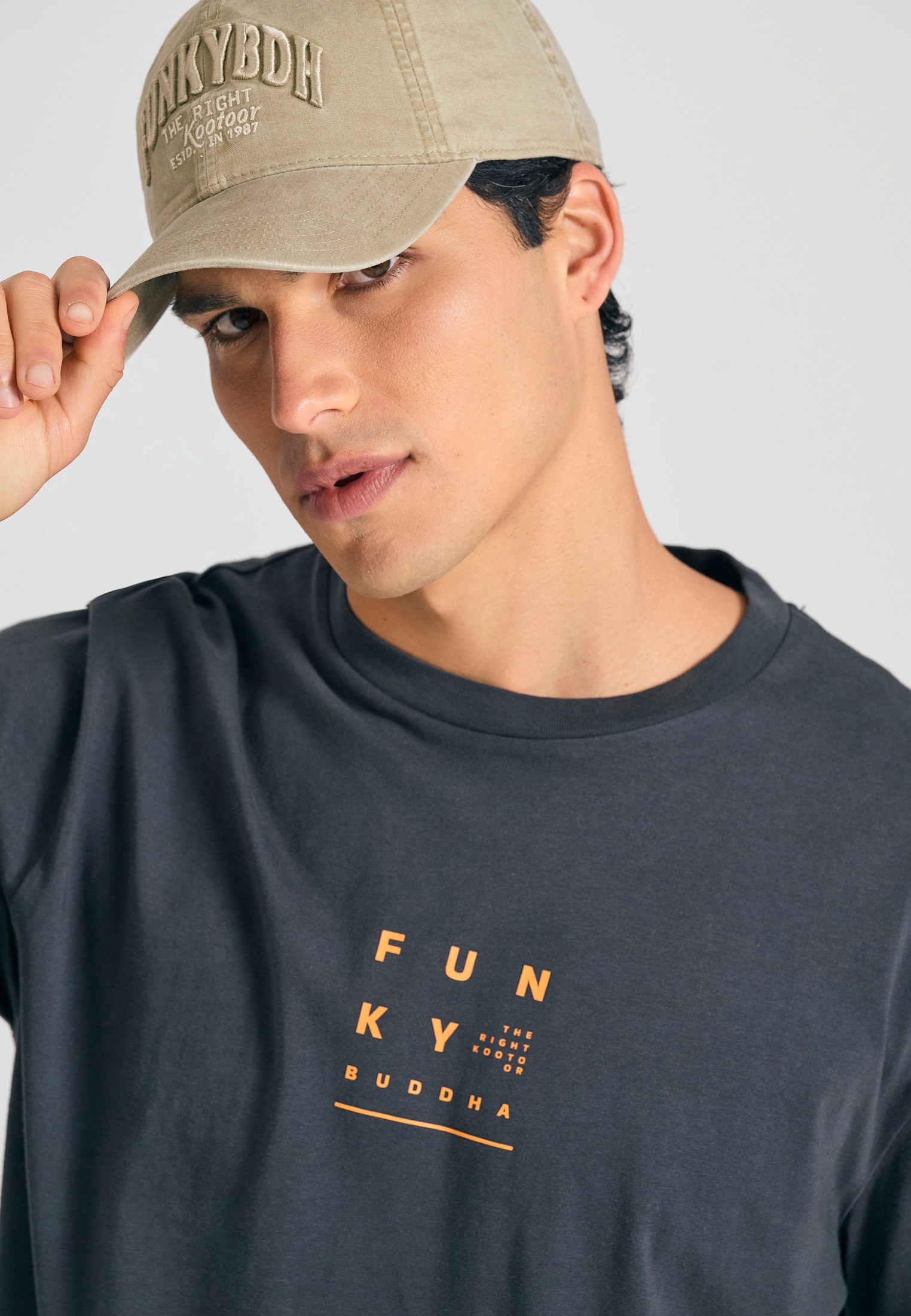 Men's Shirts Funky Buddha Gray