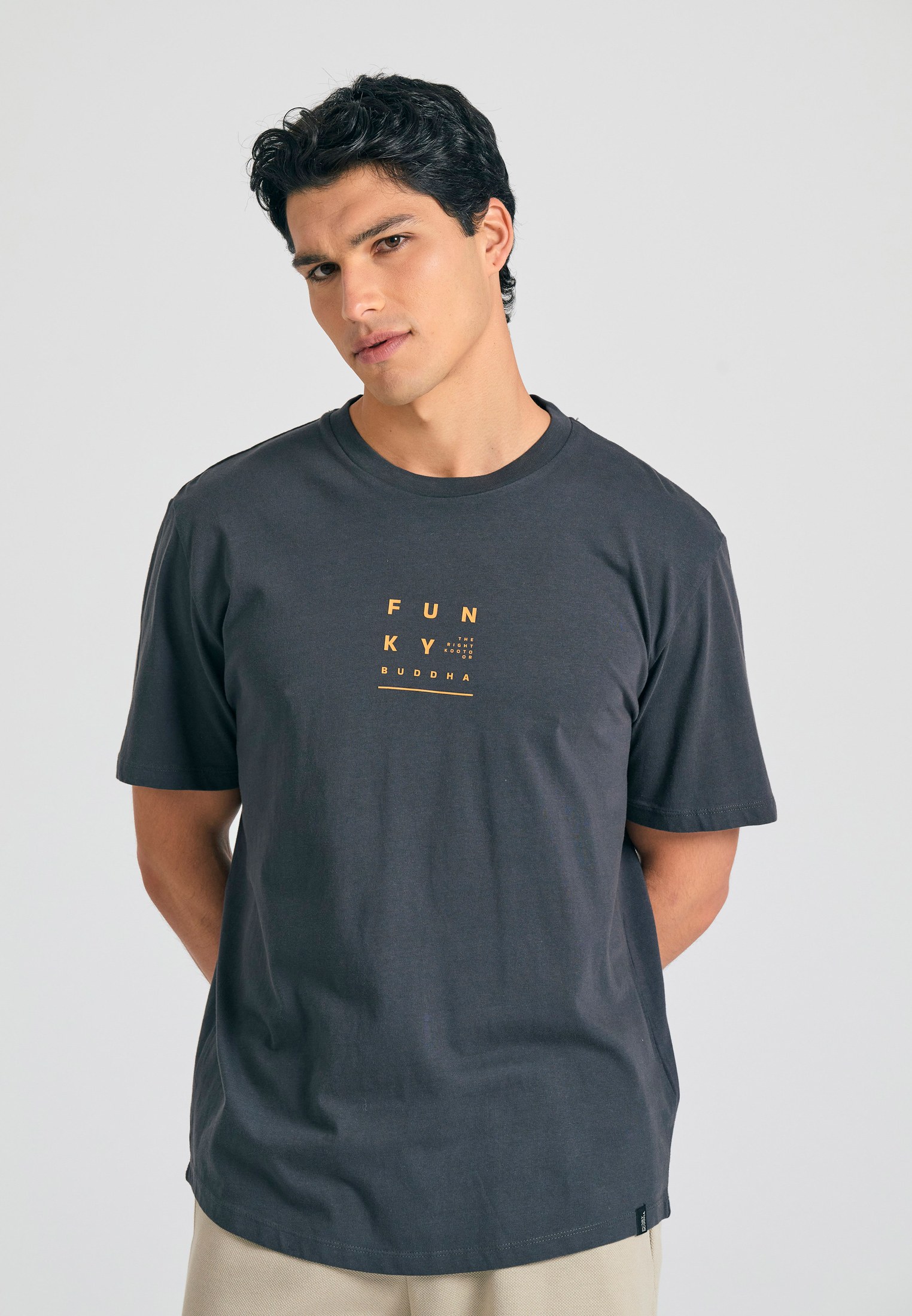 Men's Shirts Funky Buddha Gray