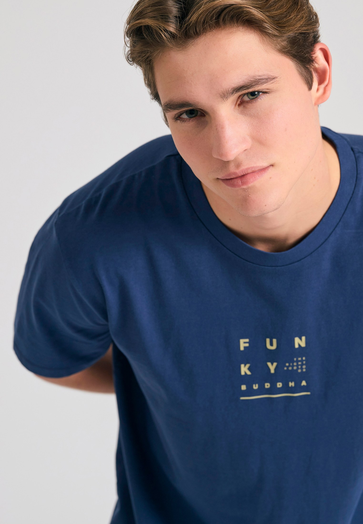 Men's Shirts Funky Buddha Blue