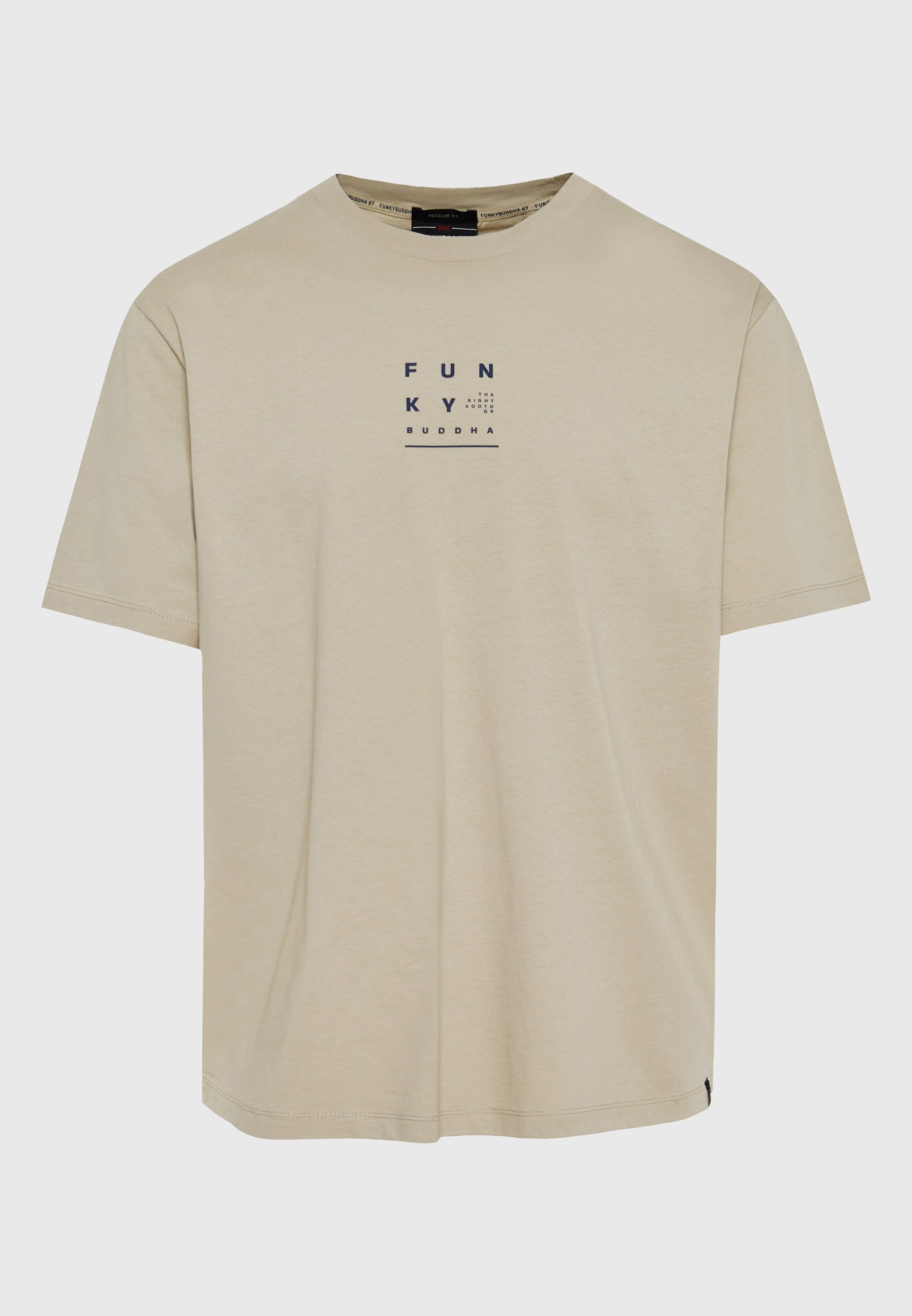 Men's Shirts Funky Buddha Beige