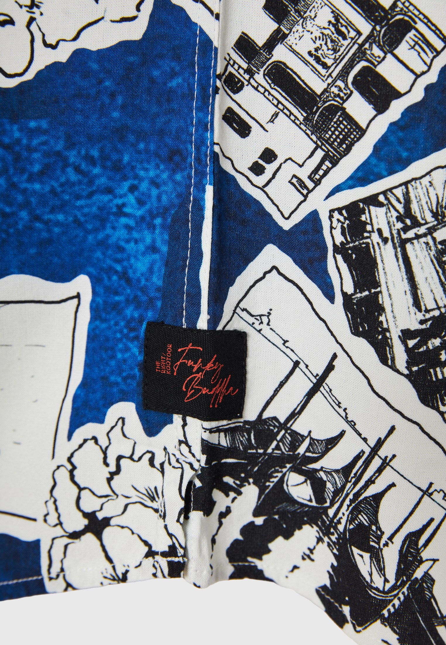 Men's Shirts Funky Buddha White