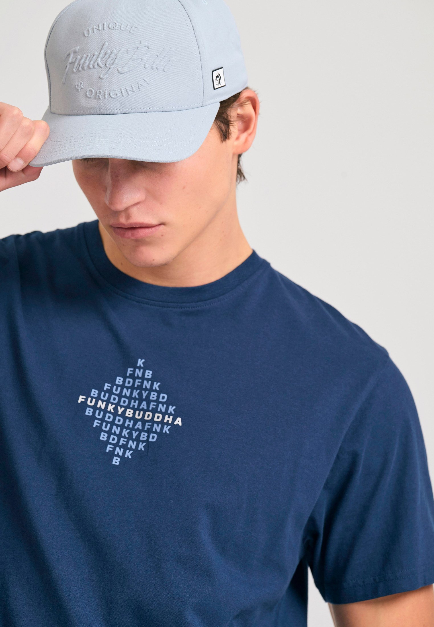 Men's Shirts Funky Buddha Navy