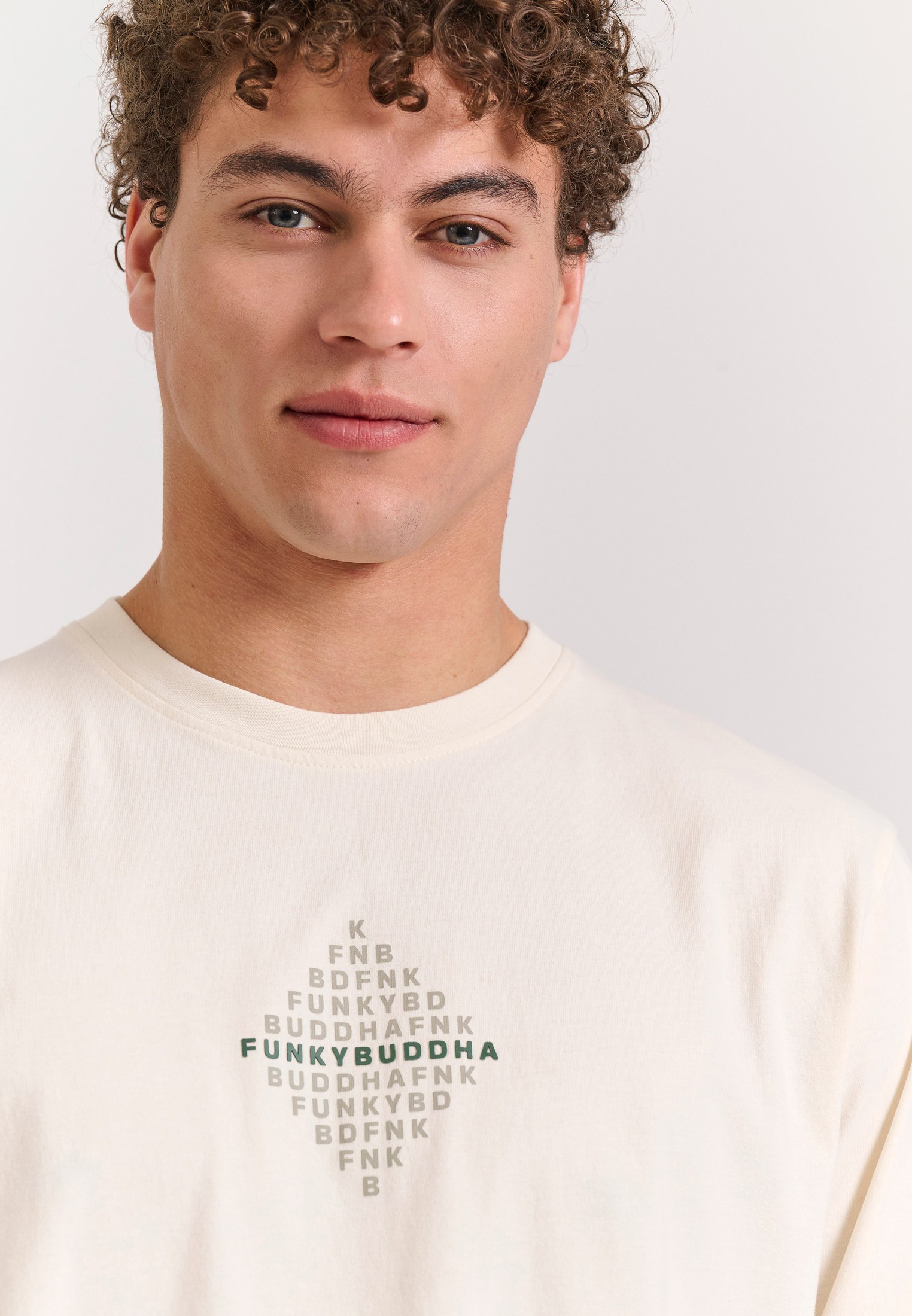 Men's Shirts Funky Buddha White