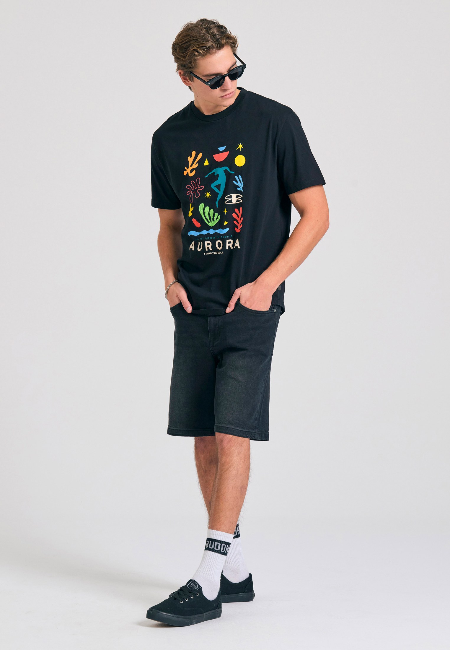 Men's Shirts Funky Buddha Black