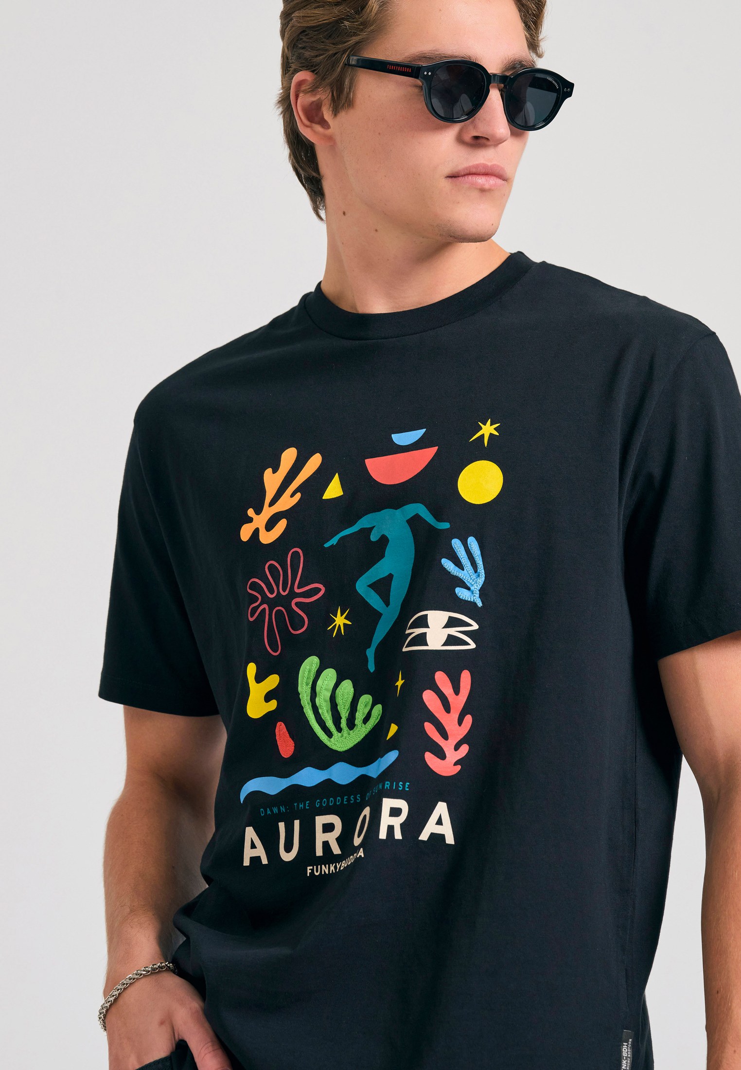 Men's Shirts Funky Buddha Black