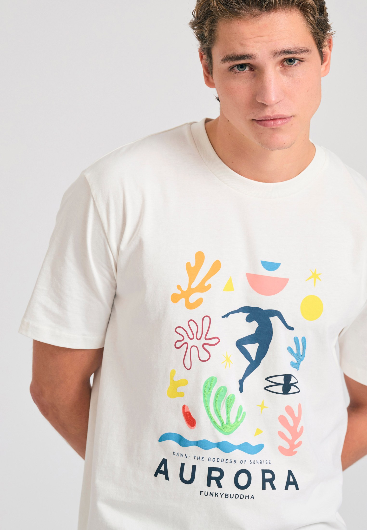 Men's Shirts Funky Buddha White