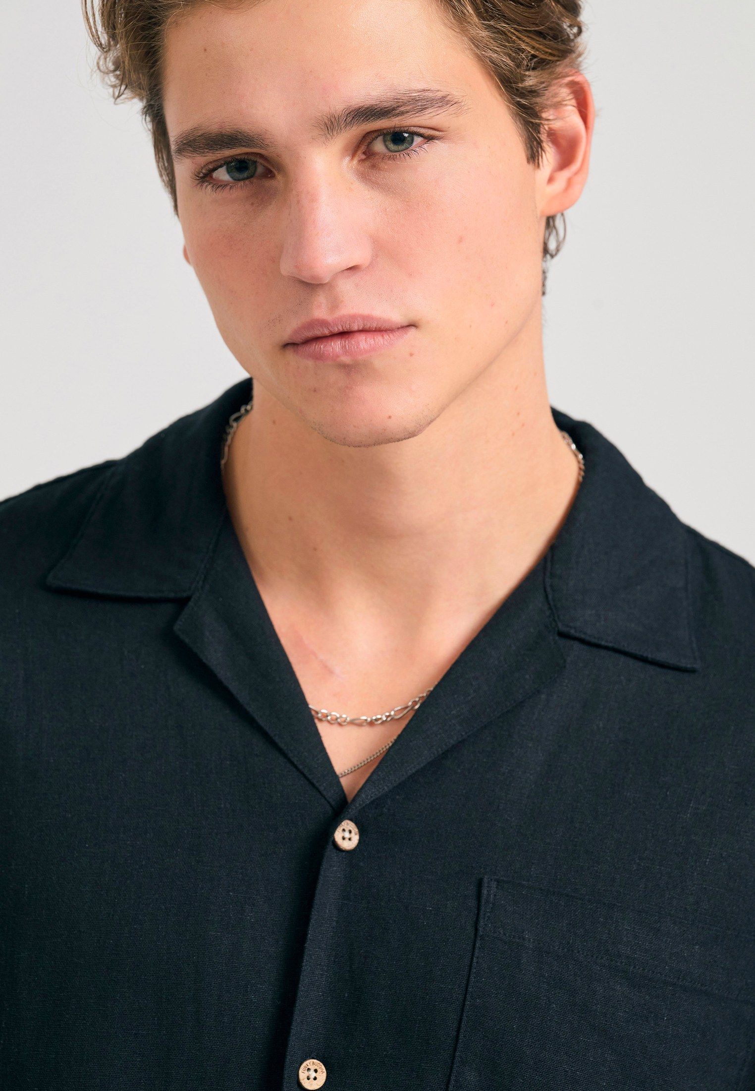 Men's Shirts Funky Buddha Black