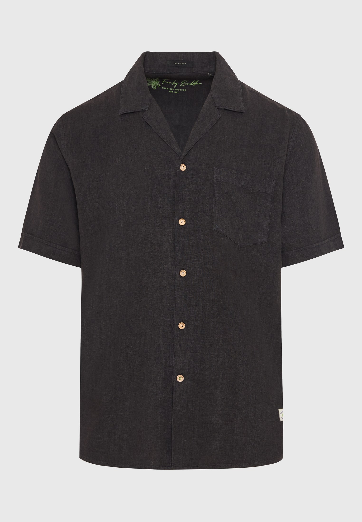 Men's Shirts Funky Buddha Black