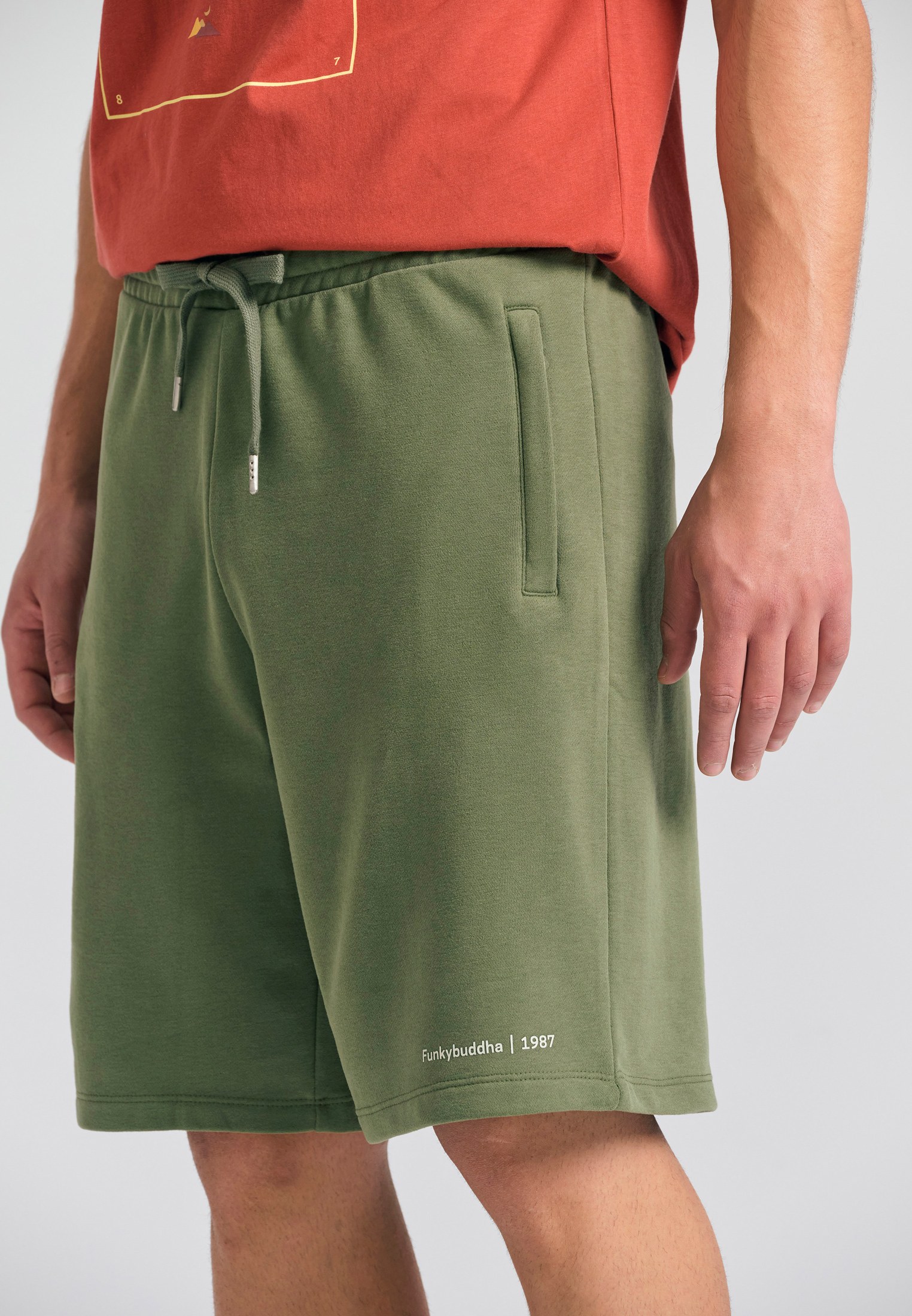 Men's Shorts Funky Buddha Green
