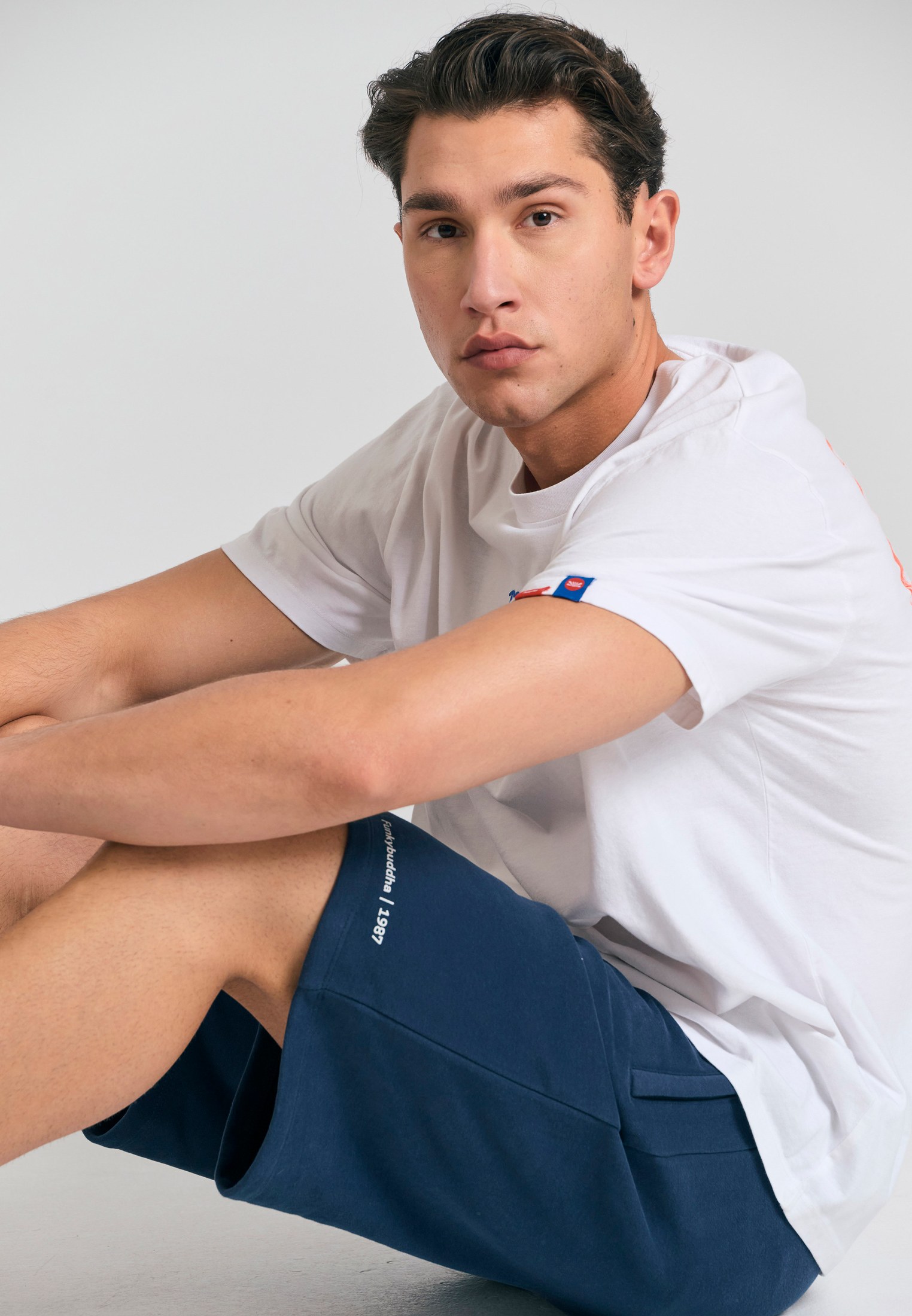 Men's Shorts Funky Buddha Navy