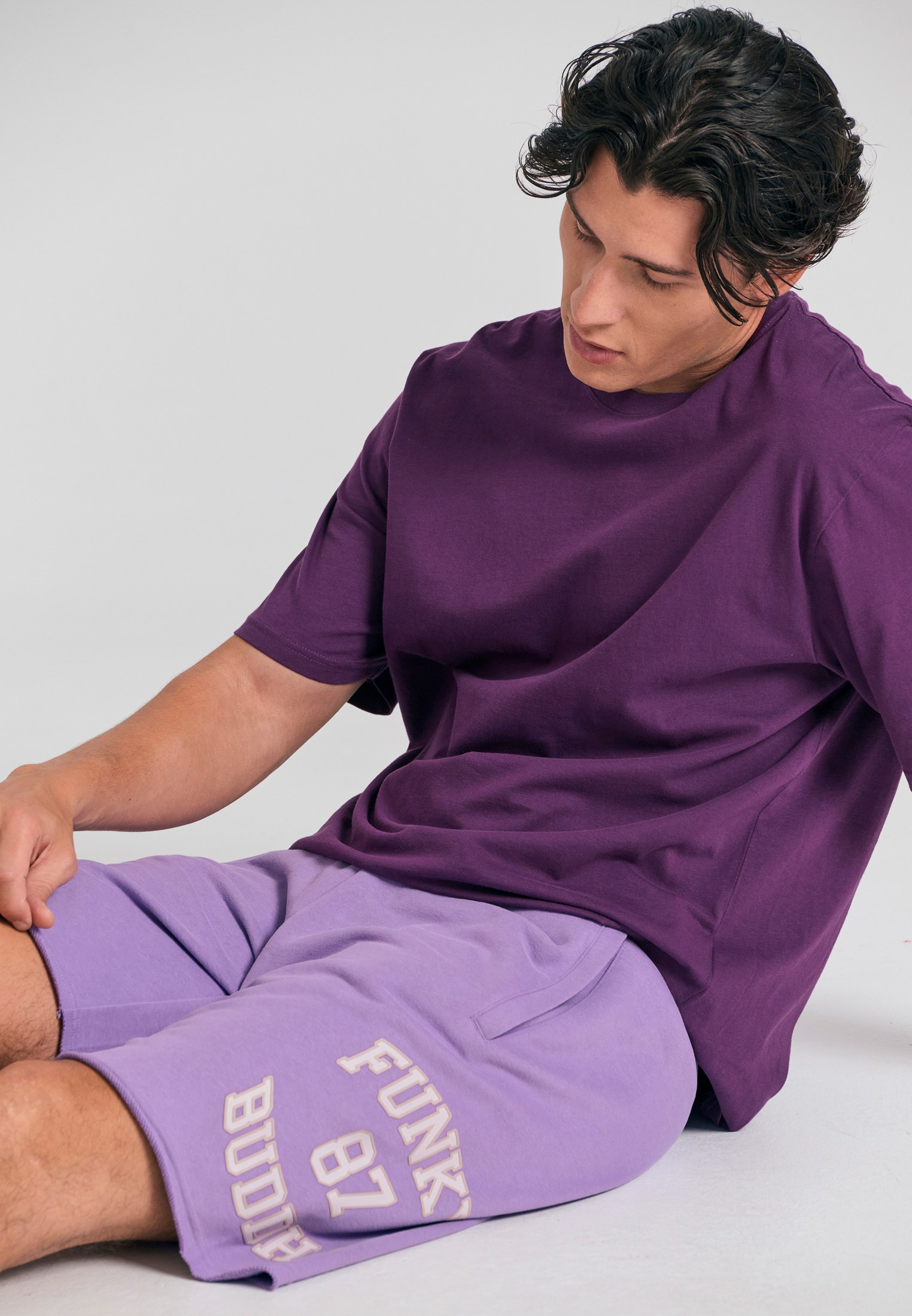 Men's Shorts Funky Buddha Purple