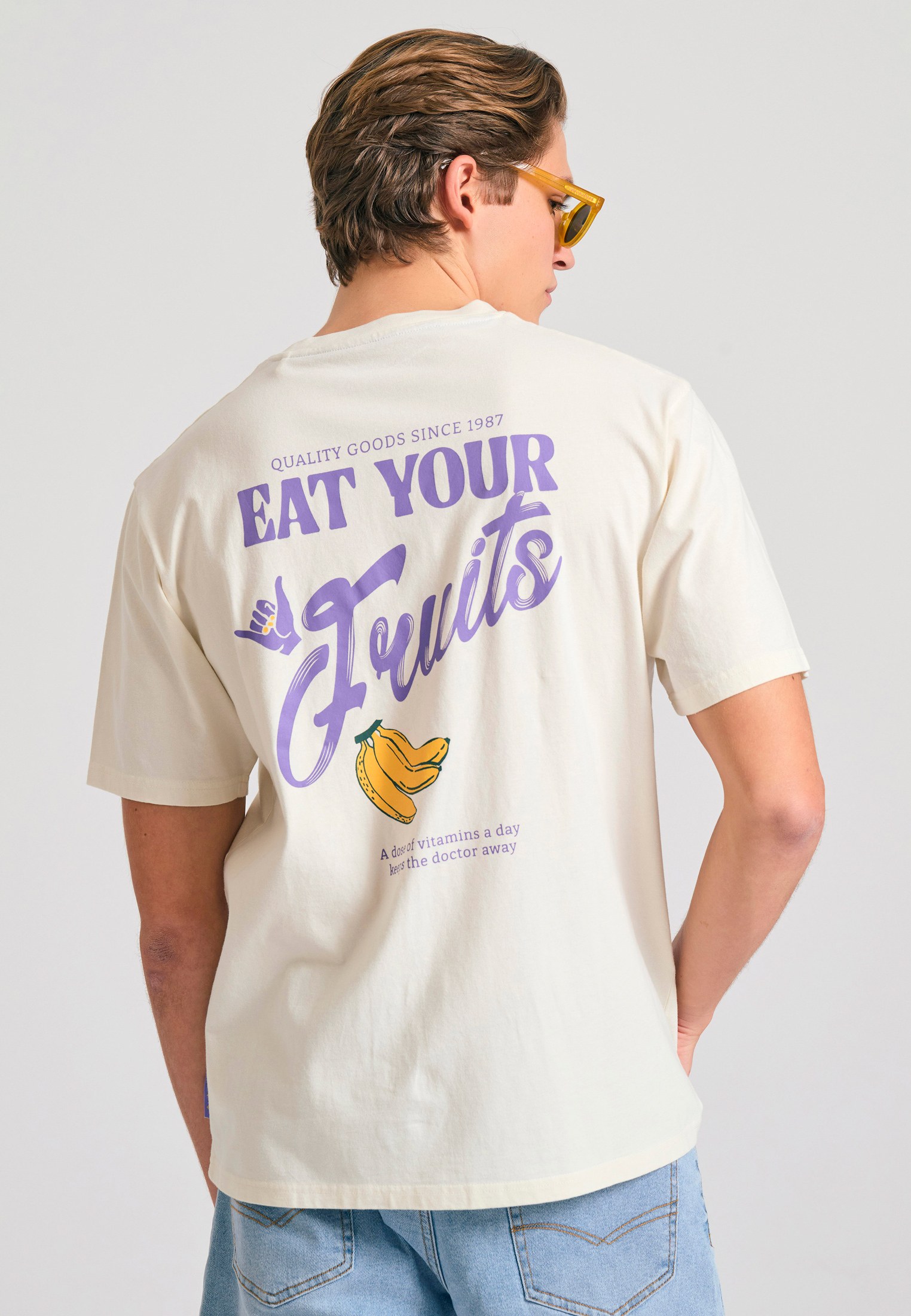 Men's T-Shirts Funky Buddha White