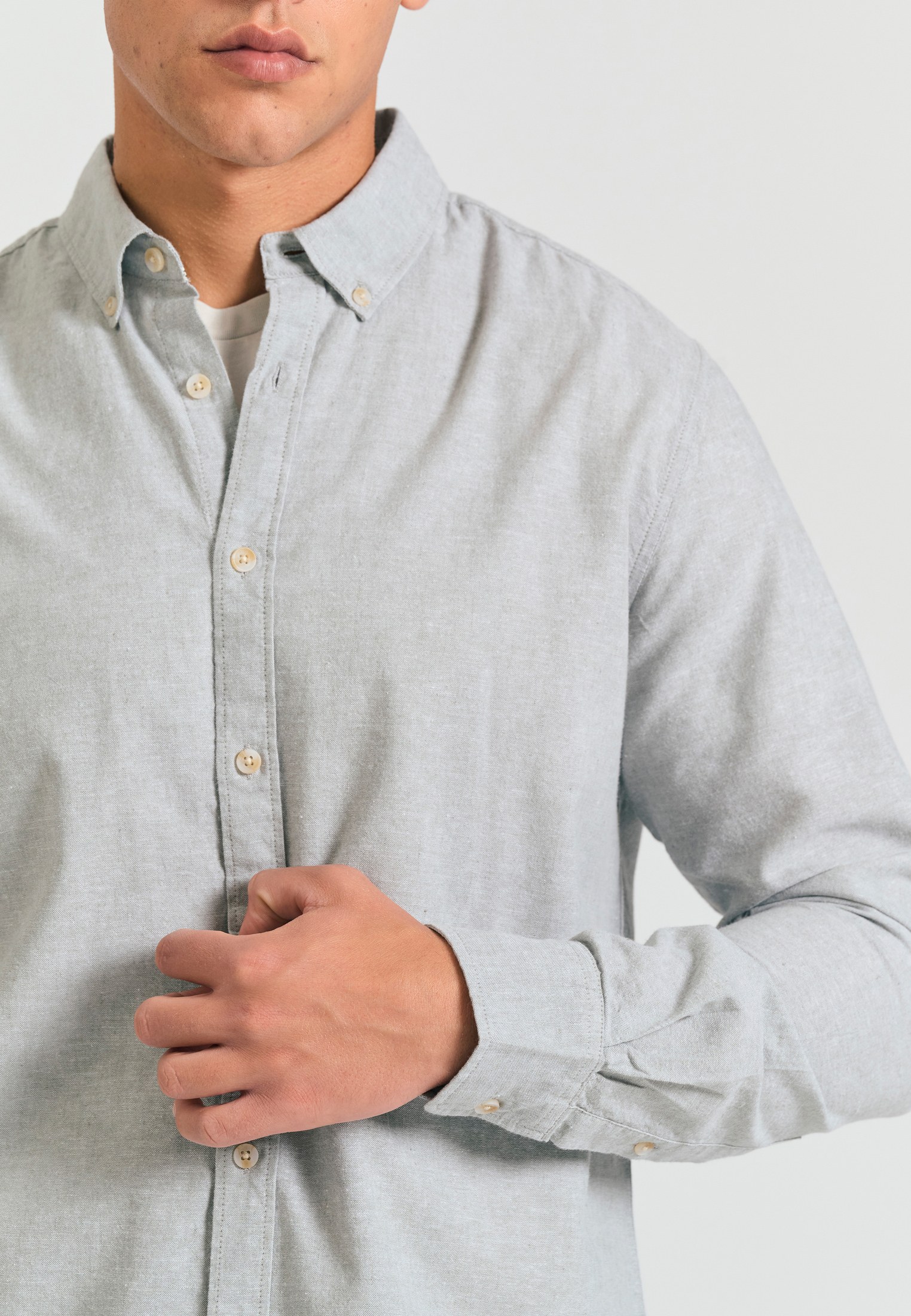 Men's Shirts Funky Buddha Green