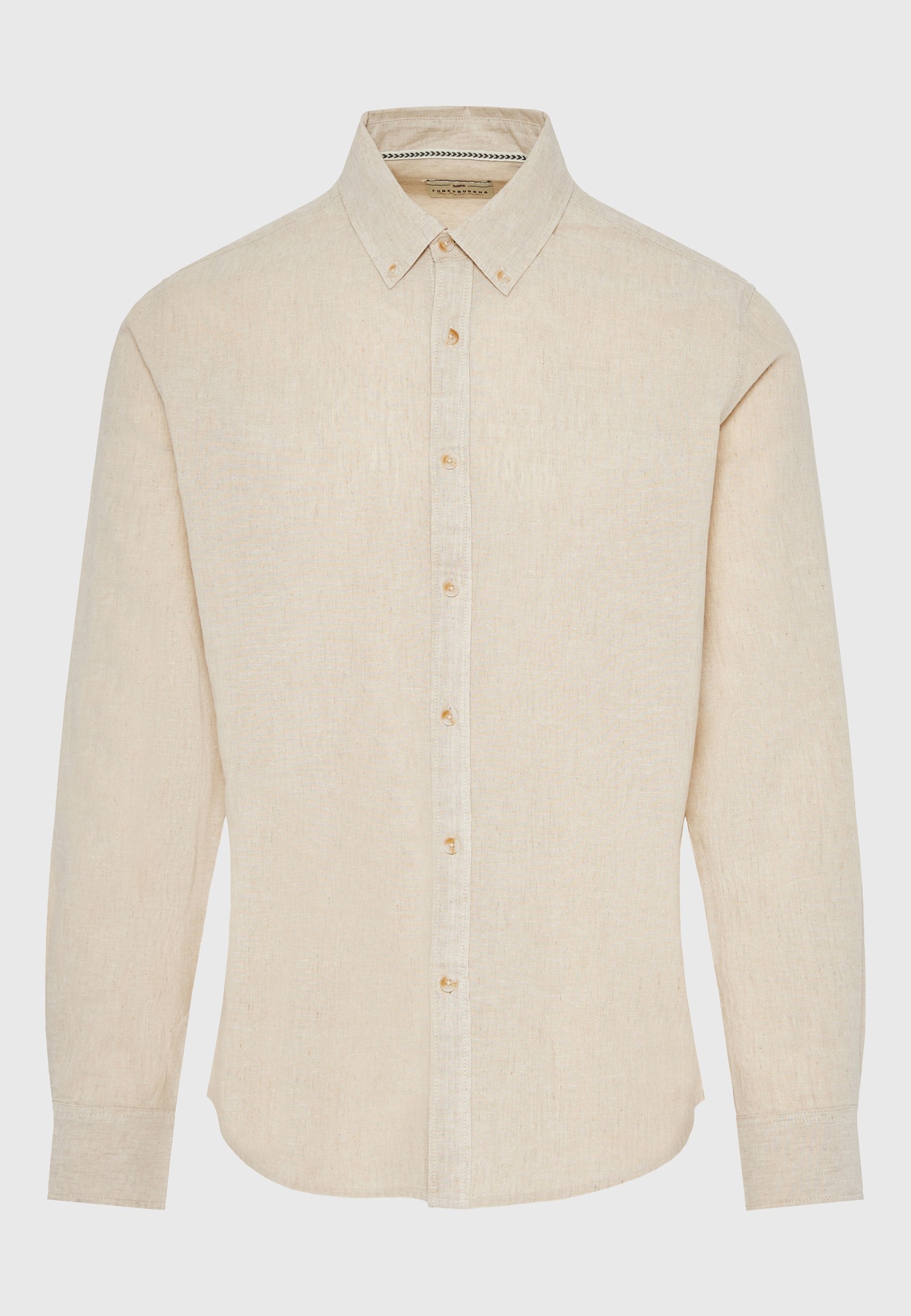 Men's Shirts Funky Buddha Beige