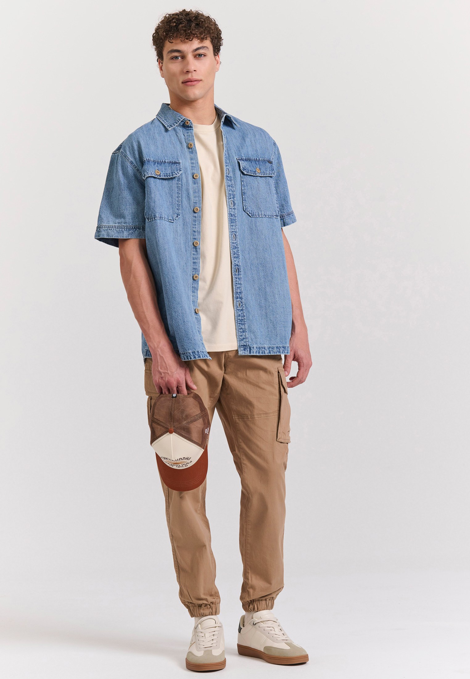 Men's Shirts Funky Buddha Blue