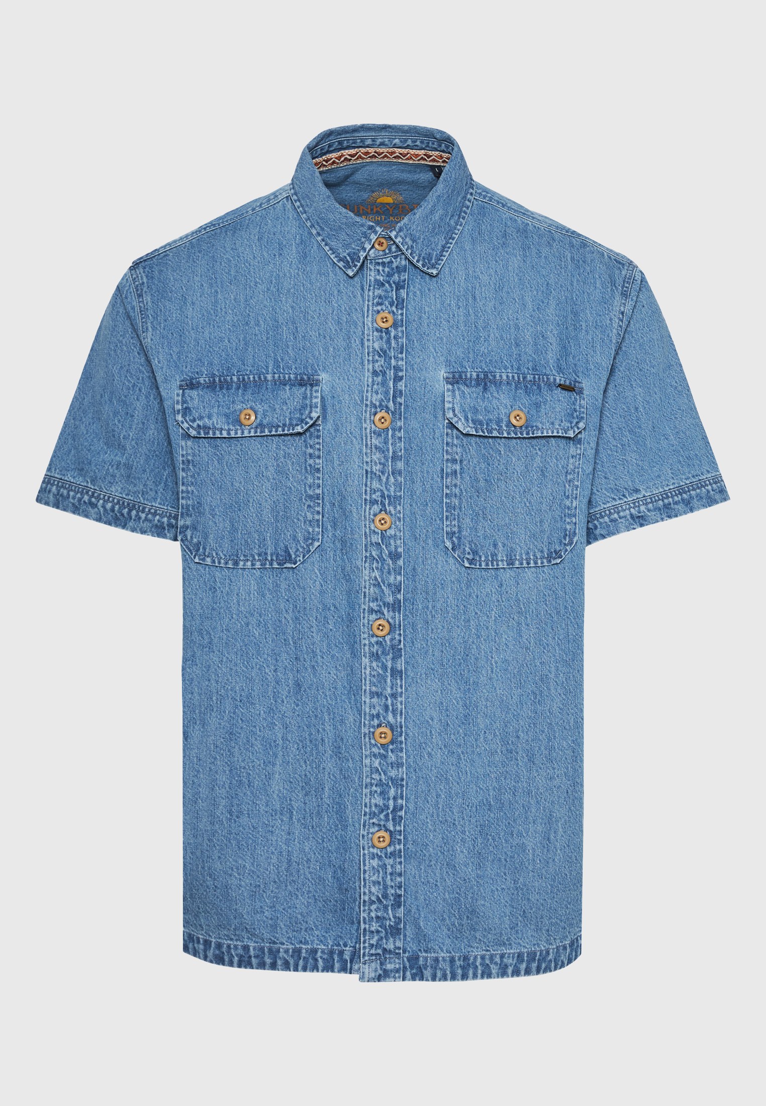 Men's Shirts Funky Buddha Blue