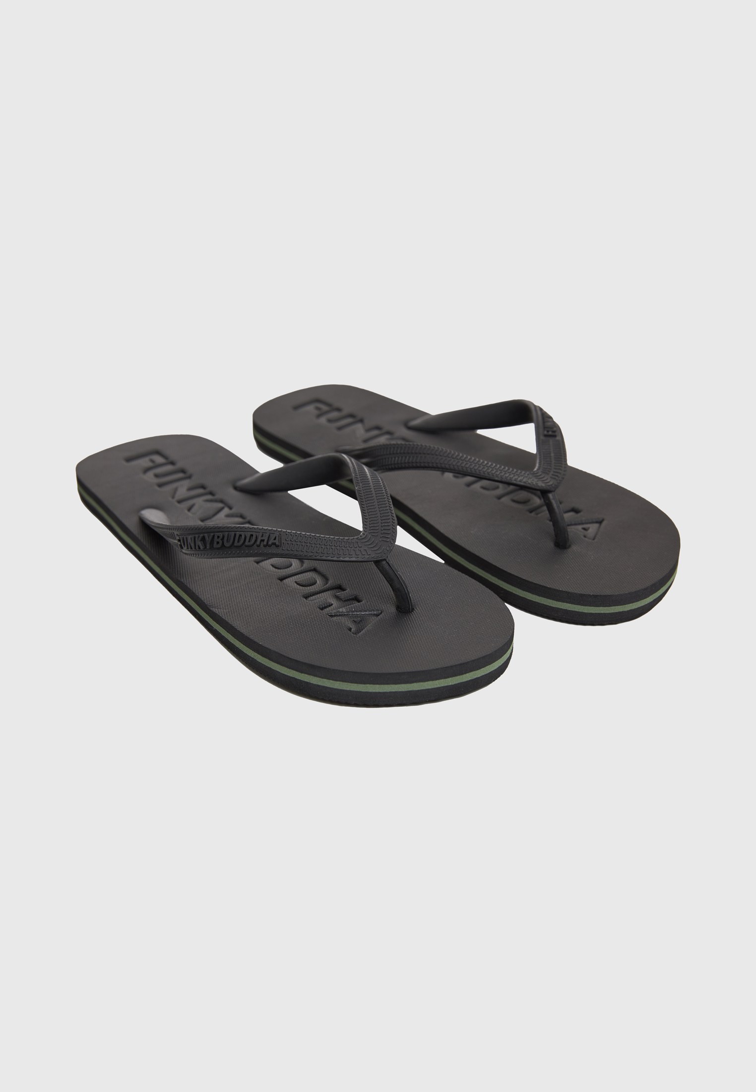 Men's Flip Flops Funky Buddha Black