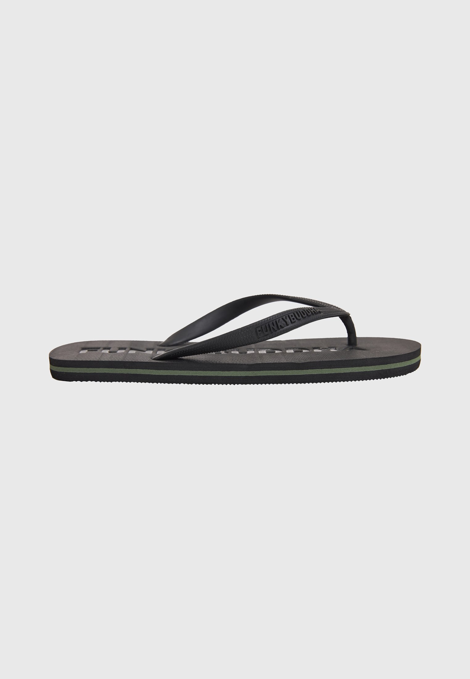 Men's Flip Flops Funky Buddha Black