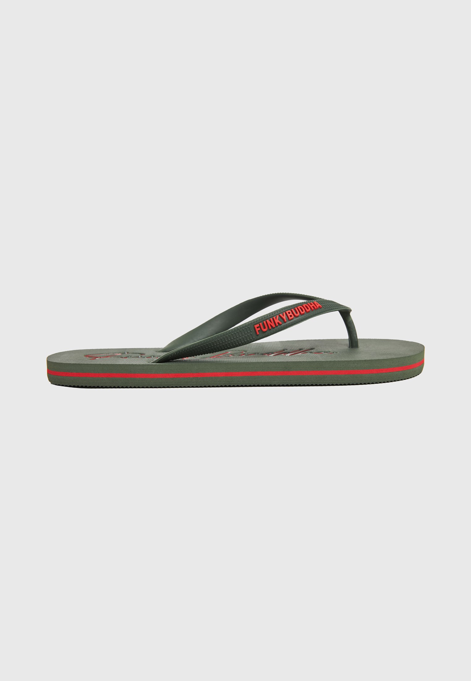 Men's Flip Flops Funky Buddha Khaki
