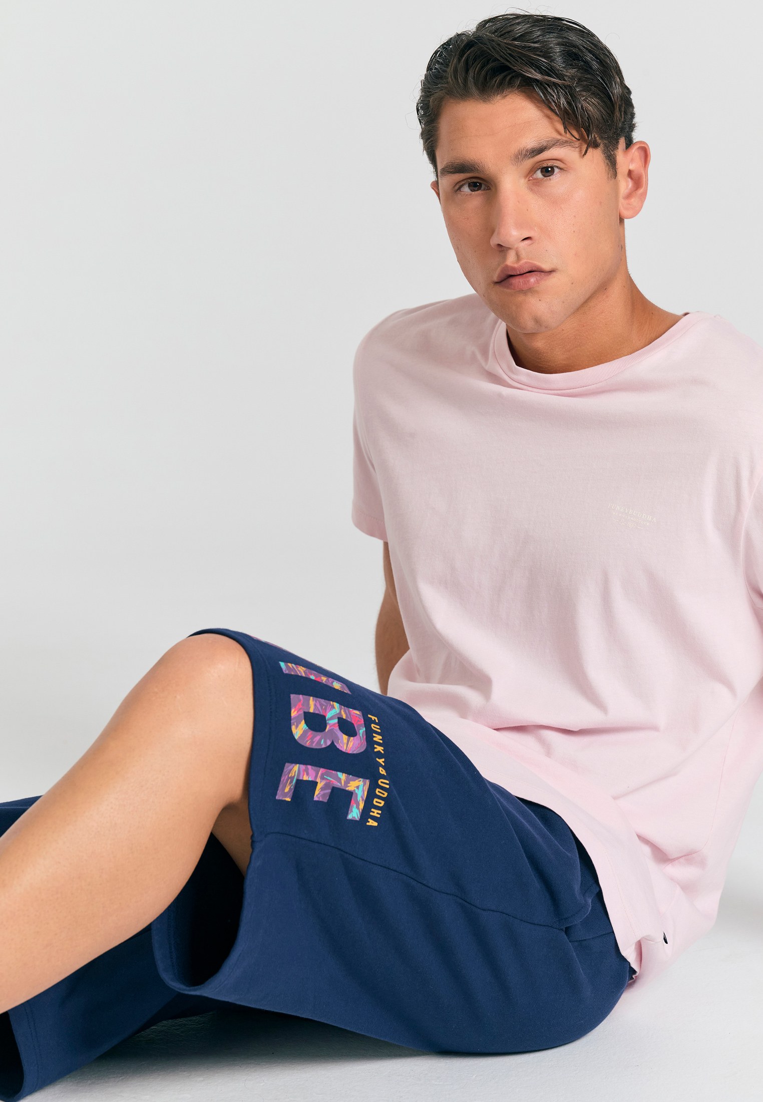 Men's Shorts Funky Buddha Navy