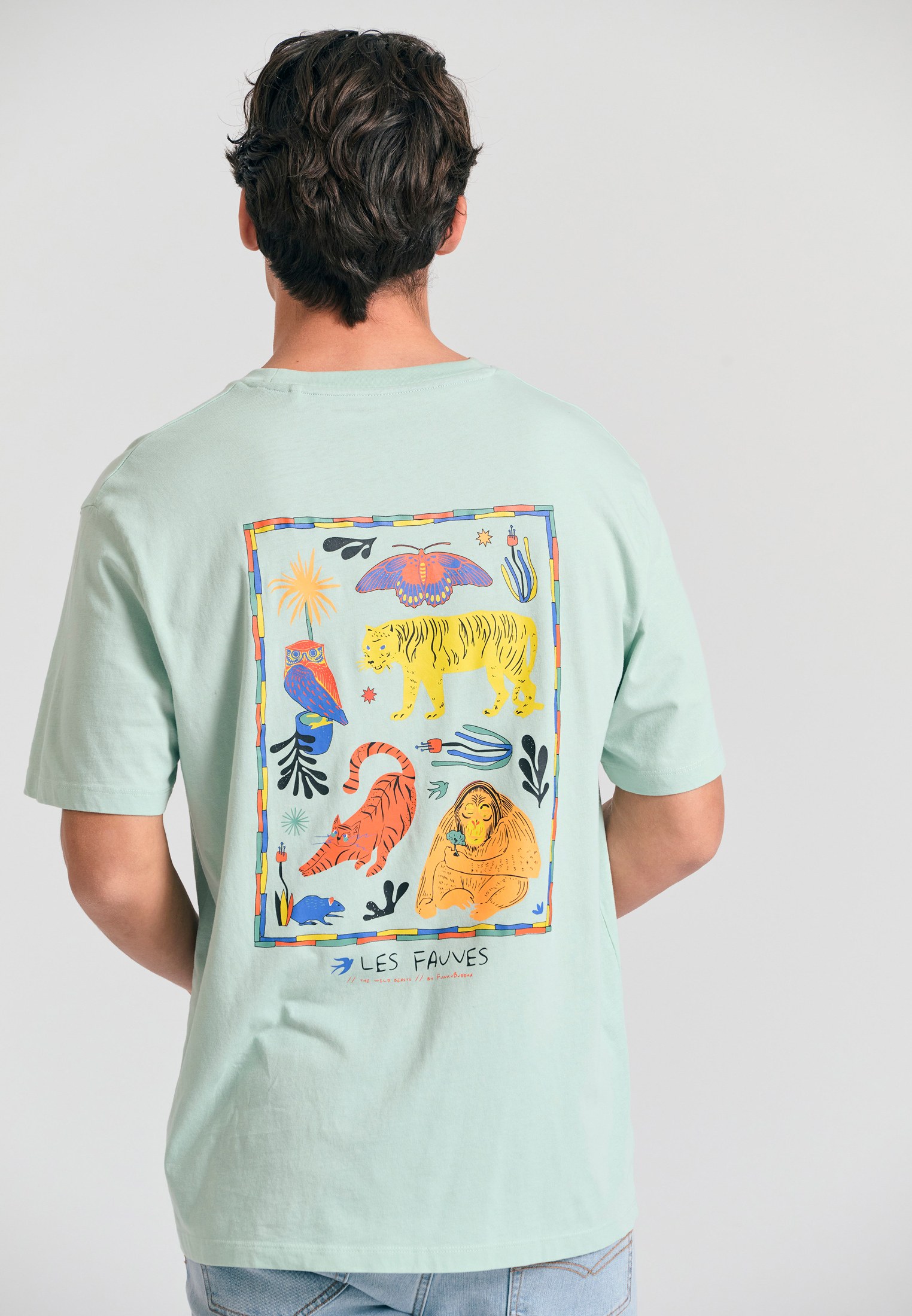 Men's Shirts Funky Buddha Green